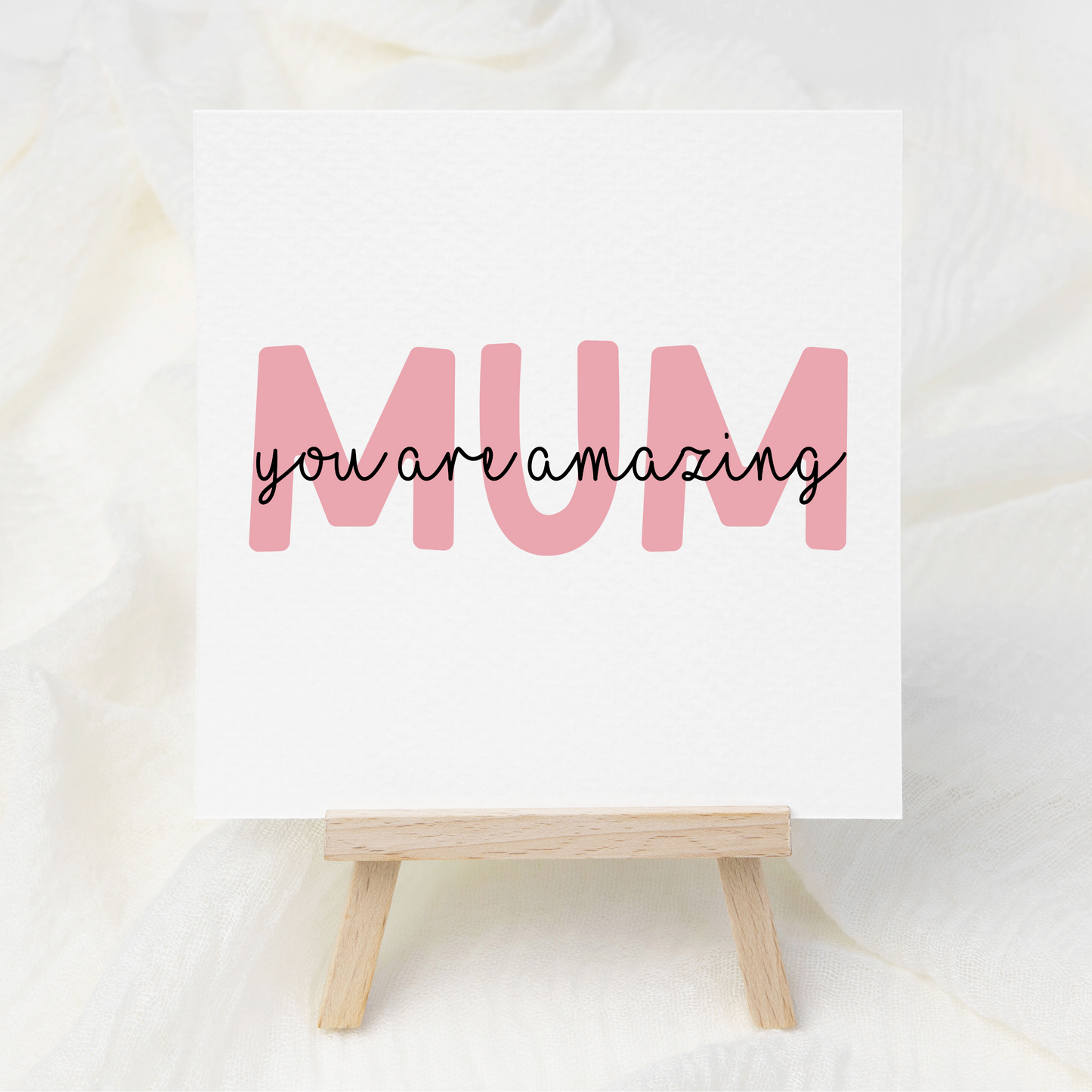 MUM - You Are Amazing - Pink - UV DTF 3 inch Decals