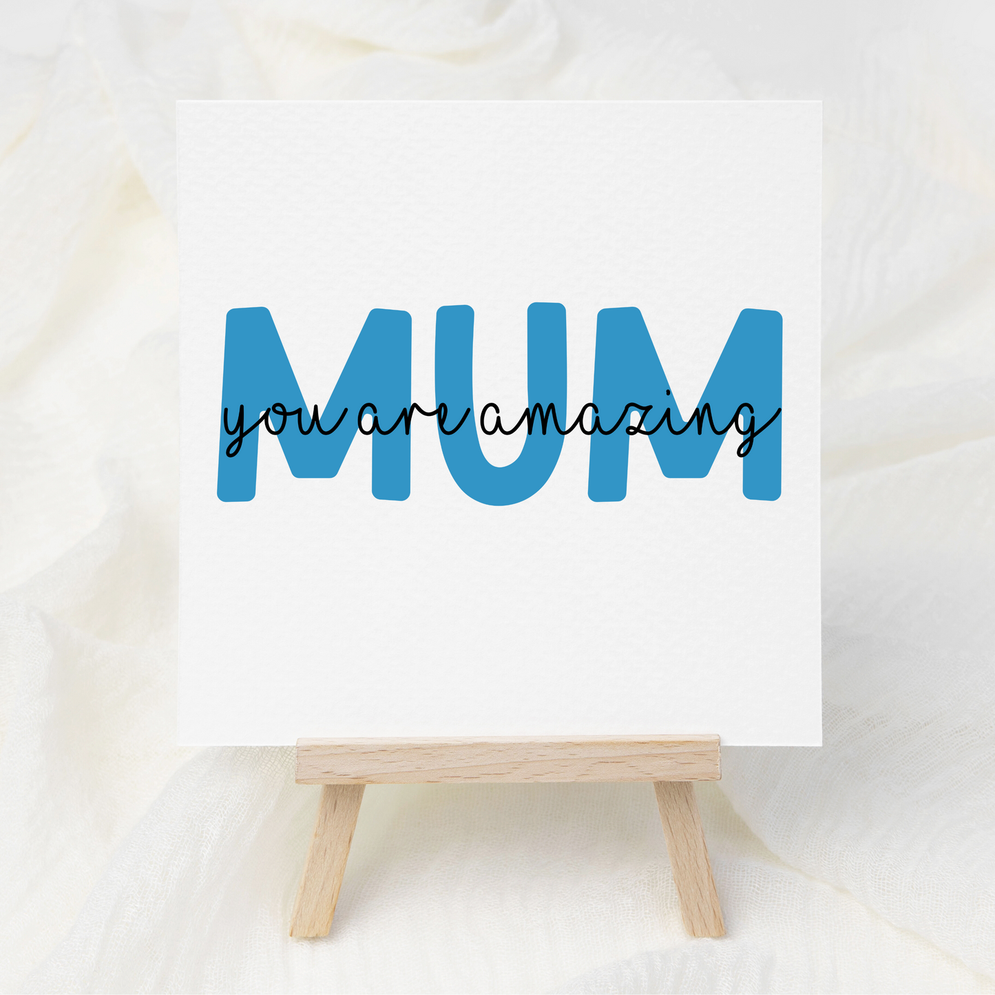 MUM - You Are Amazing - Ocean Blue - UV DTF 3 inch Decals