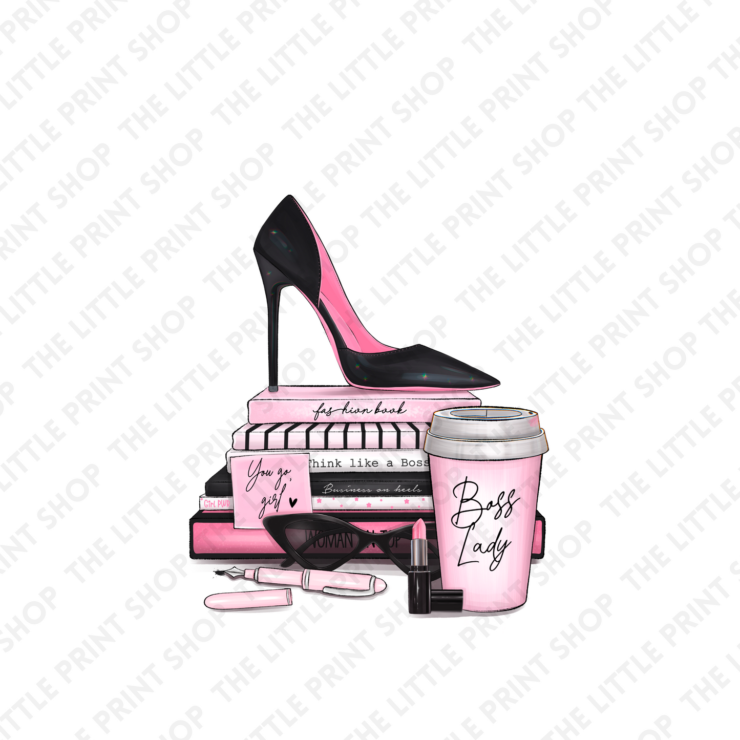 Boss Lady - UV DTF 3 inch Decals