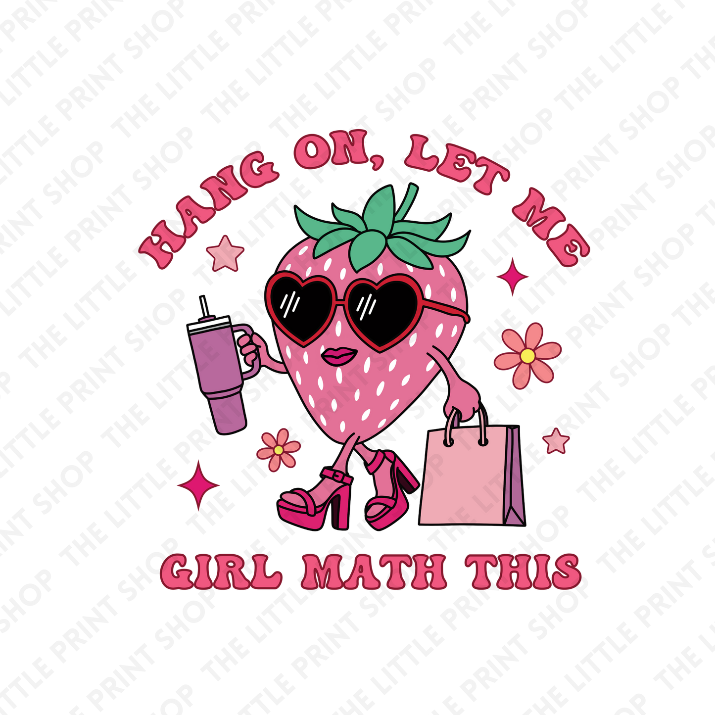 Girl Math - UV DTF 3 inch Decals