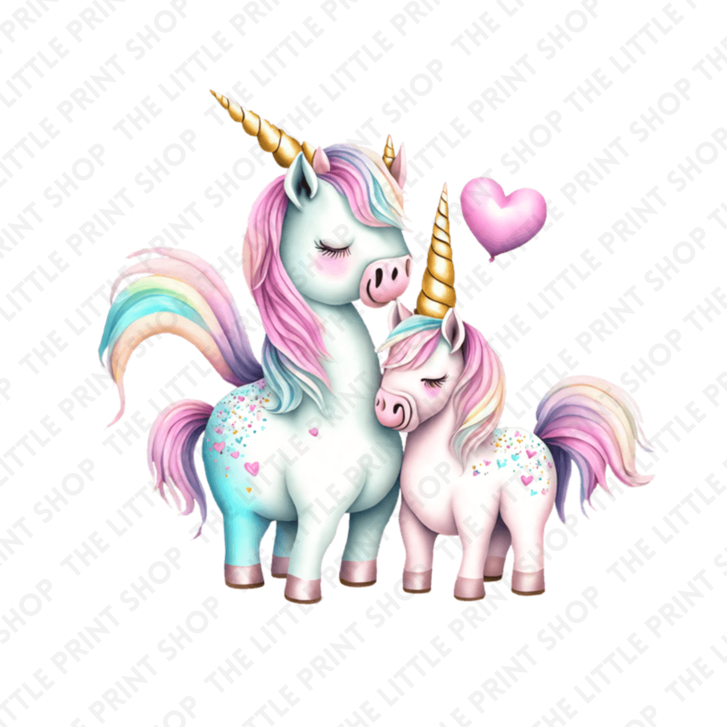 Unicorn Pair - UV DTF 3 inch Decals
