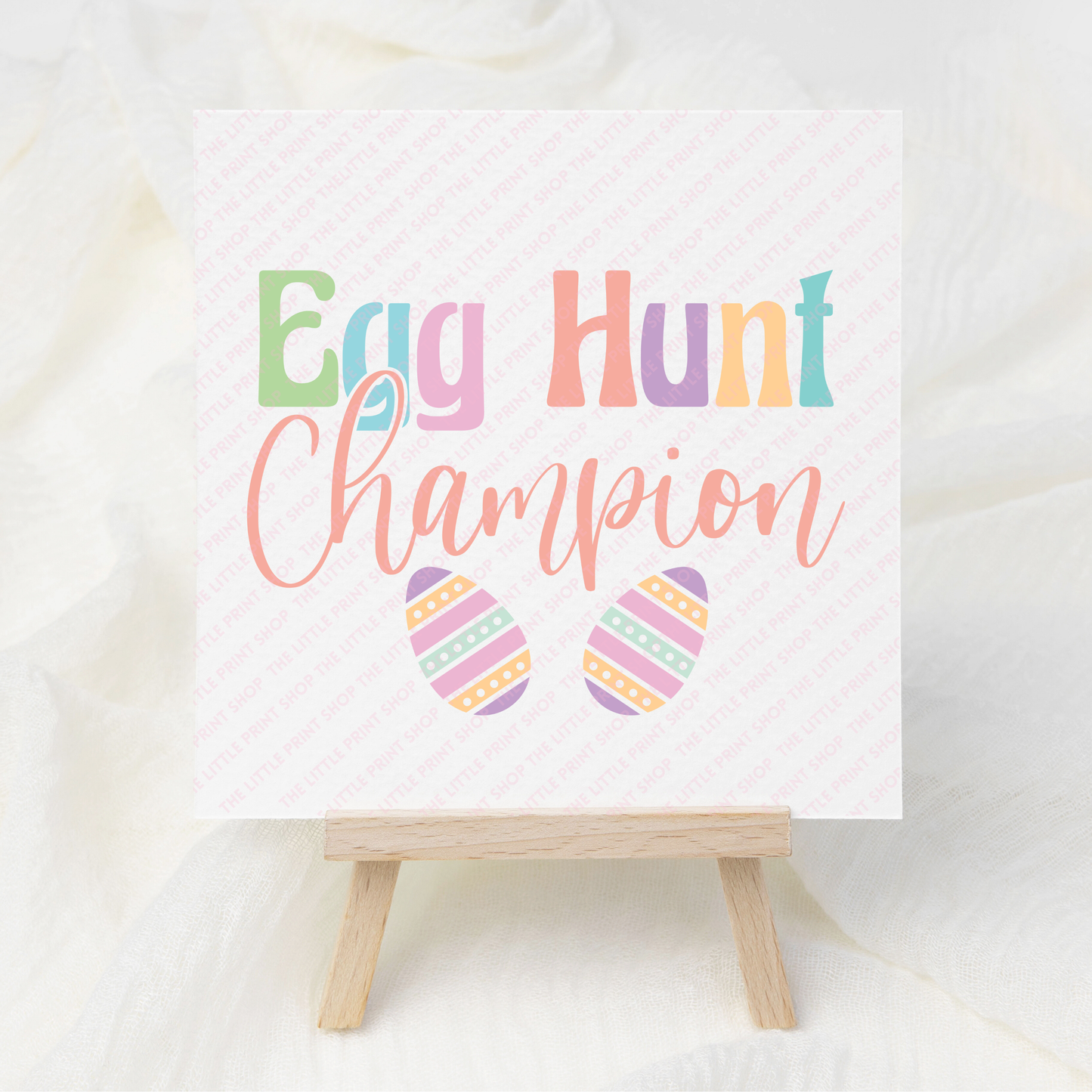 Egg Hunt Champion - UV DTF 3 inch Decals