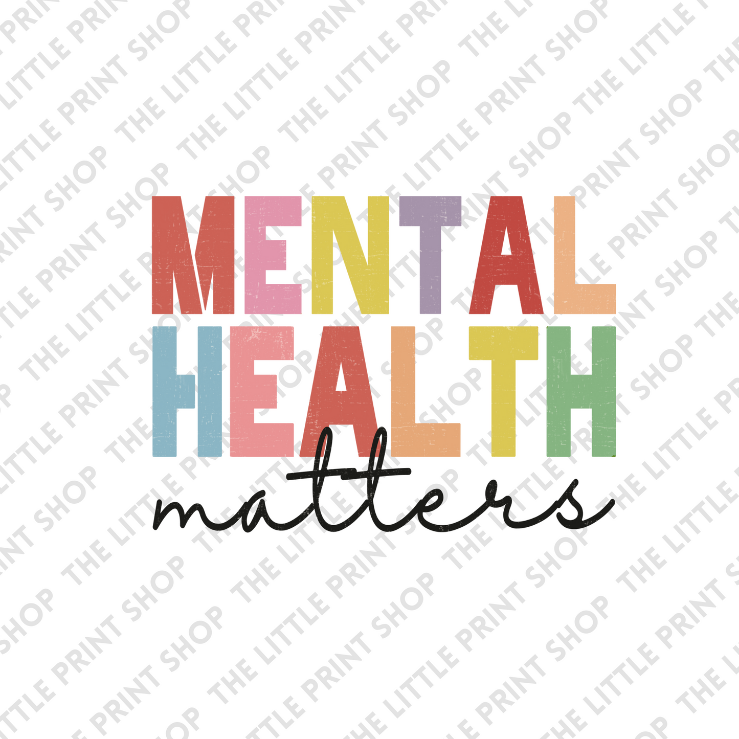 Mental Health Matters - UV DTF 3 Inch Decal