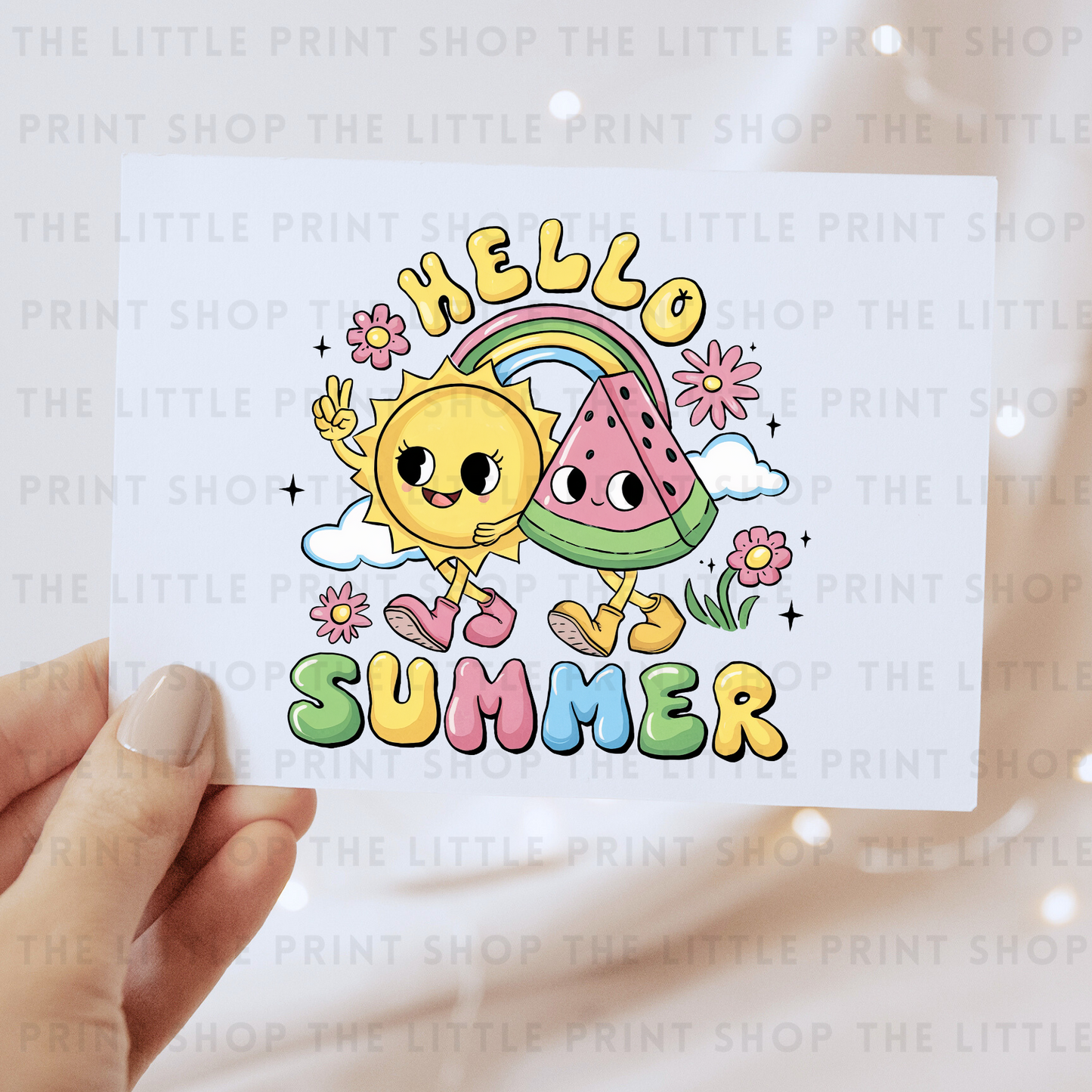 Hello Summer - DTF Transfer Decal