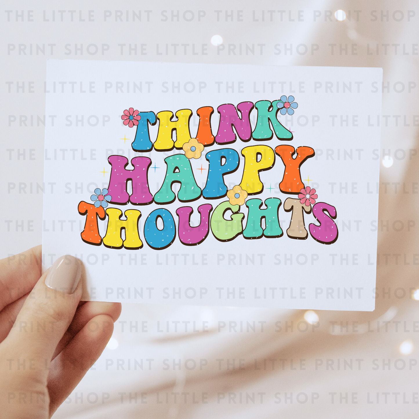 Happy Thoughts - DTF Transfer Decal