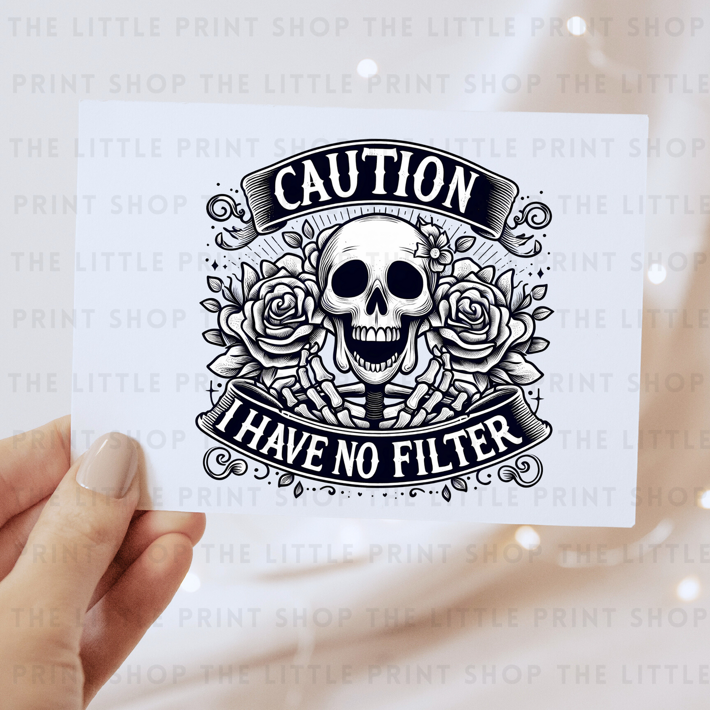 No Filter - DTF Transfer Decal