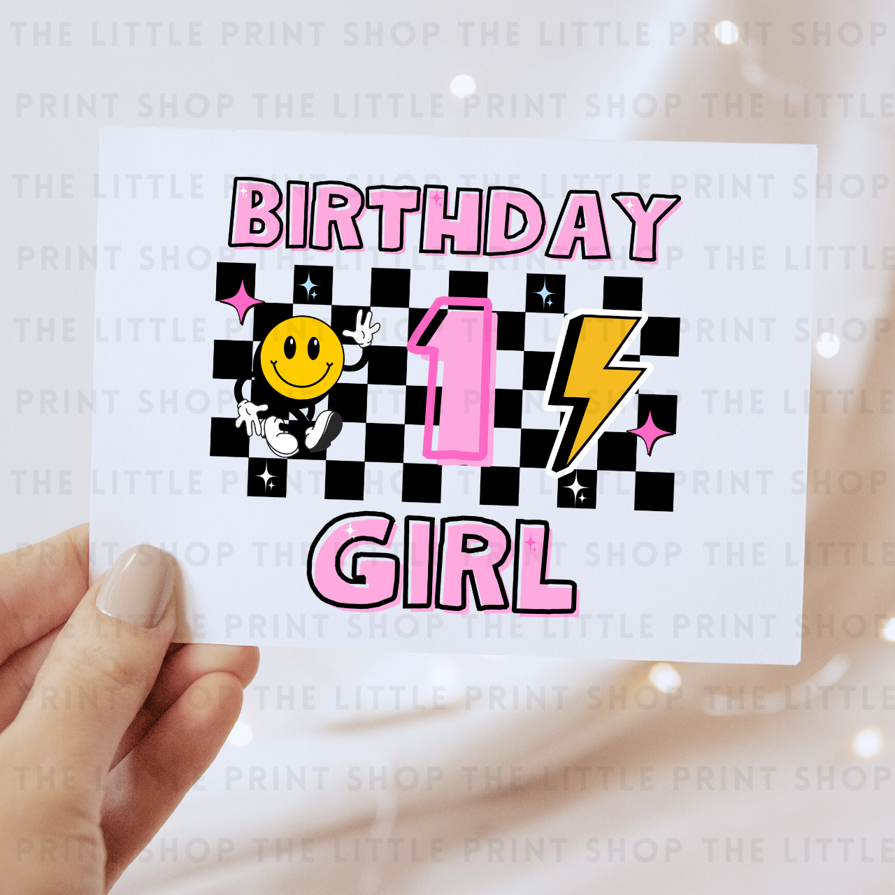 Birthday Girl Number 1 to 9 - DTF Transfer Decal