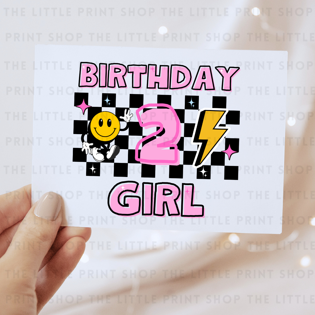 Birthday Girl Number 1 to 9 - DTF Transfer Decal