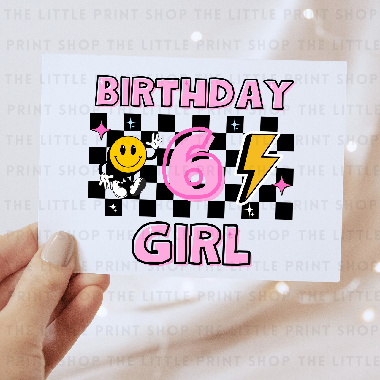 Birthday Girl Number 1 to 9 - DTF Transfer Decal