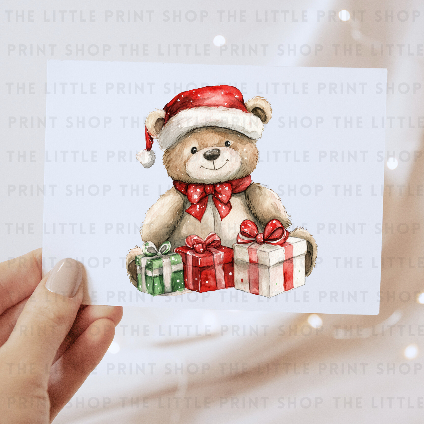 Bear & Presents - DTF Transfer Decal
