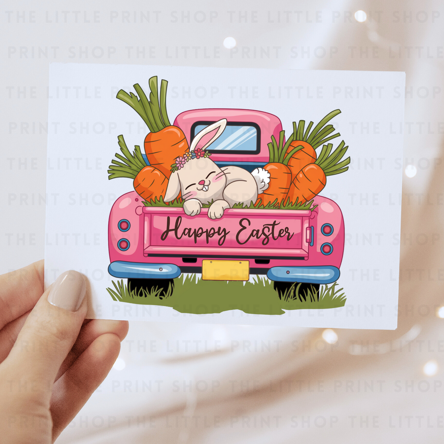 Easter Truck - DTF Transfer Decal