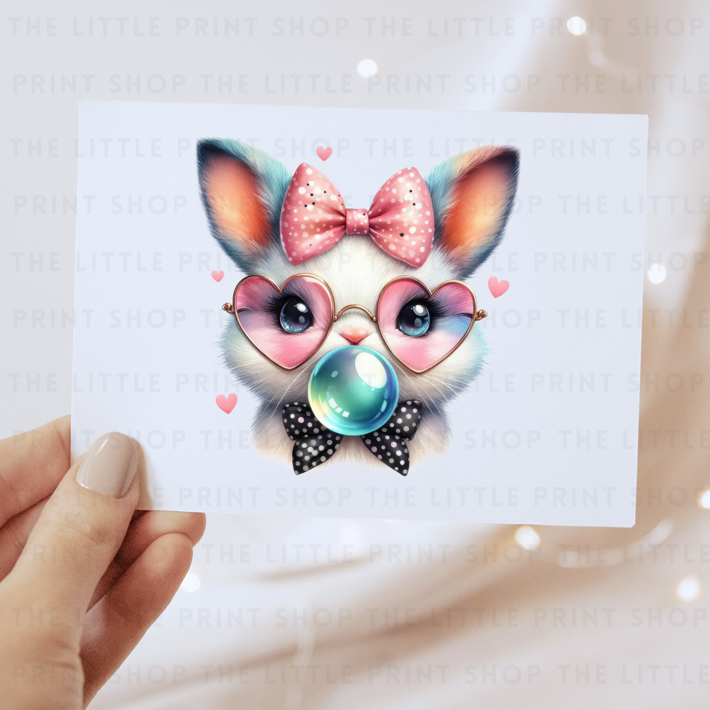 Bunny Bubble - DTF Transfer Decal