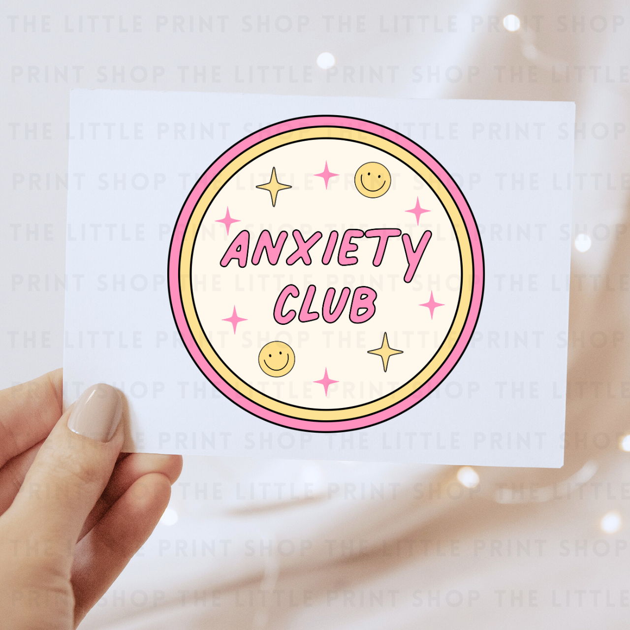 Anxiety Club - DTF Transfer Decal