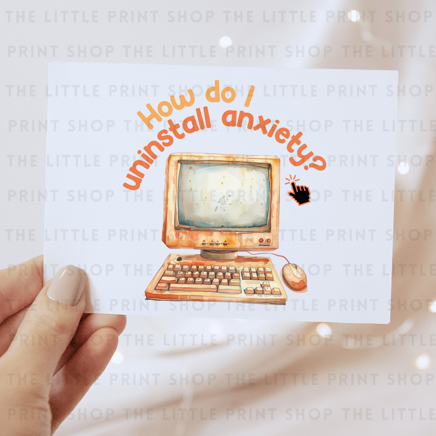 Computer Anxiety - DTF Transfer Decal