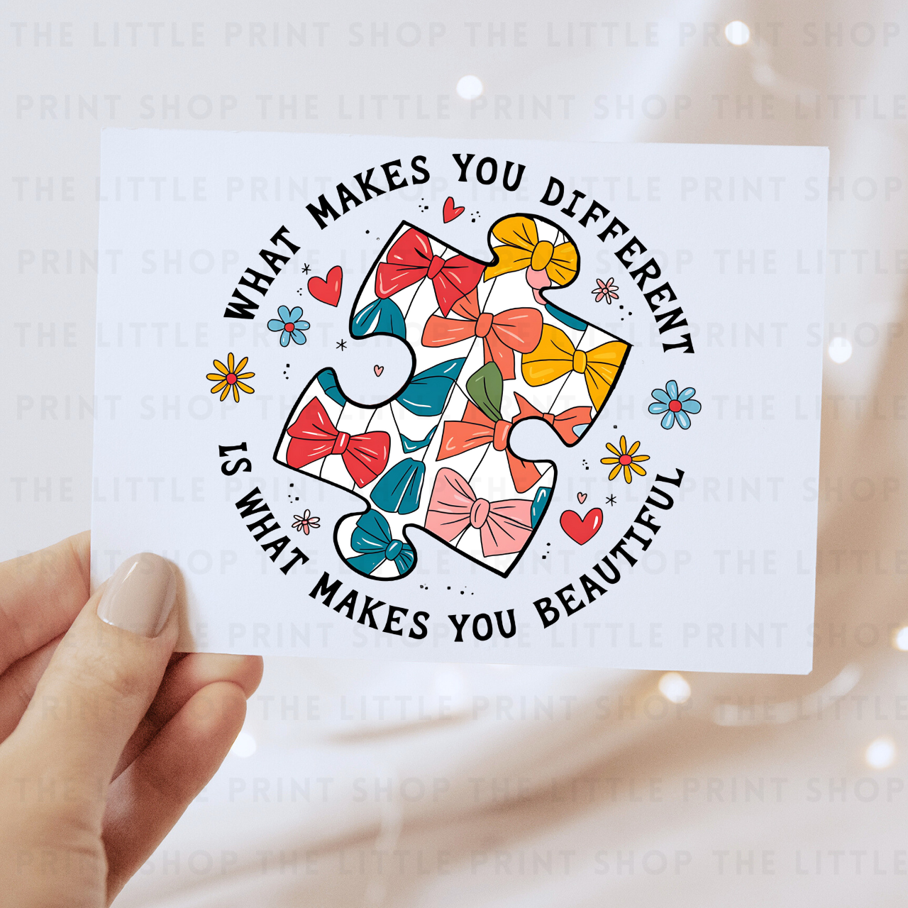 Makes You Different, Makes You Beautiful - DTF Transfer Decal