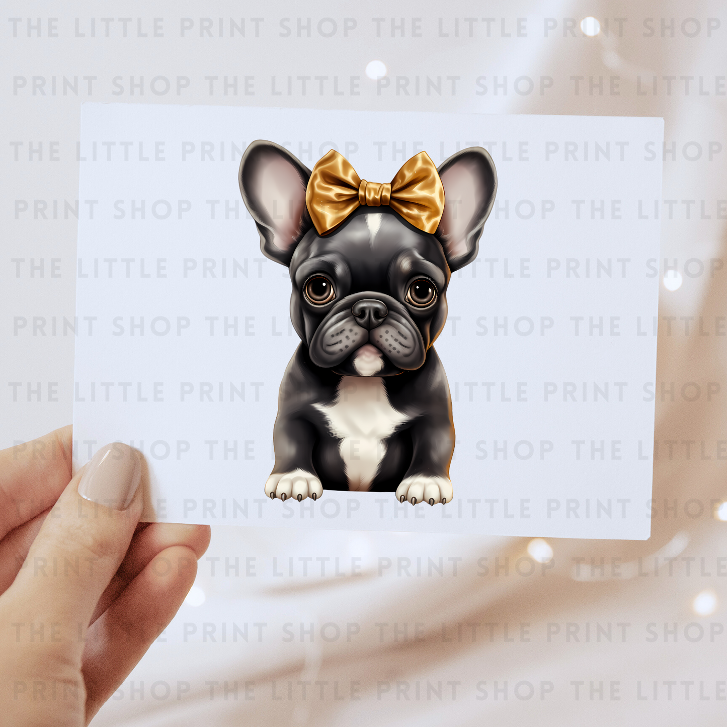 Dog Bow - DTF Transfer Decal