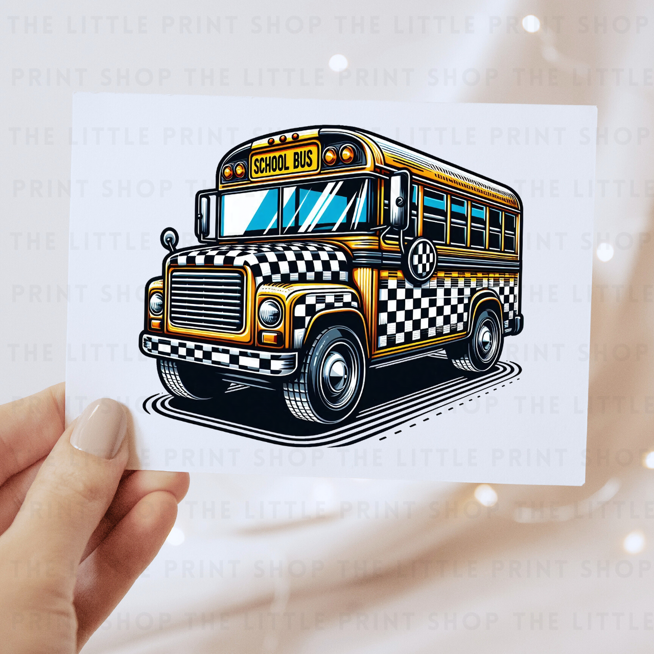 School Bus - DTF Transfer Decal