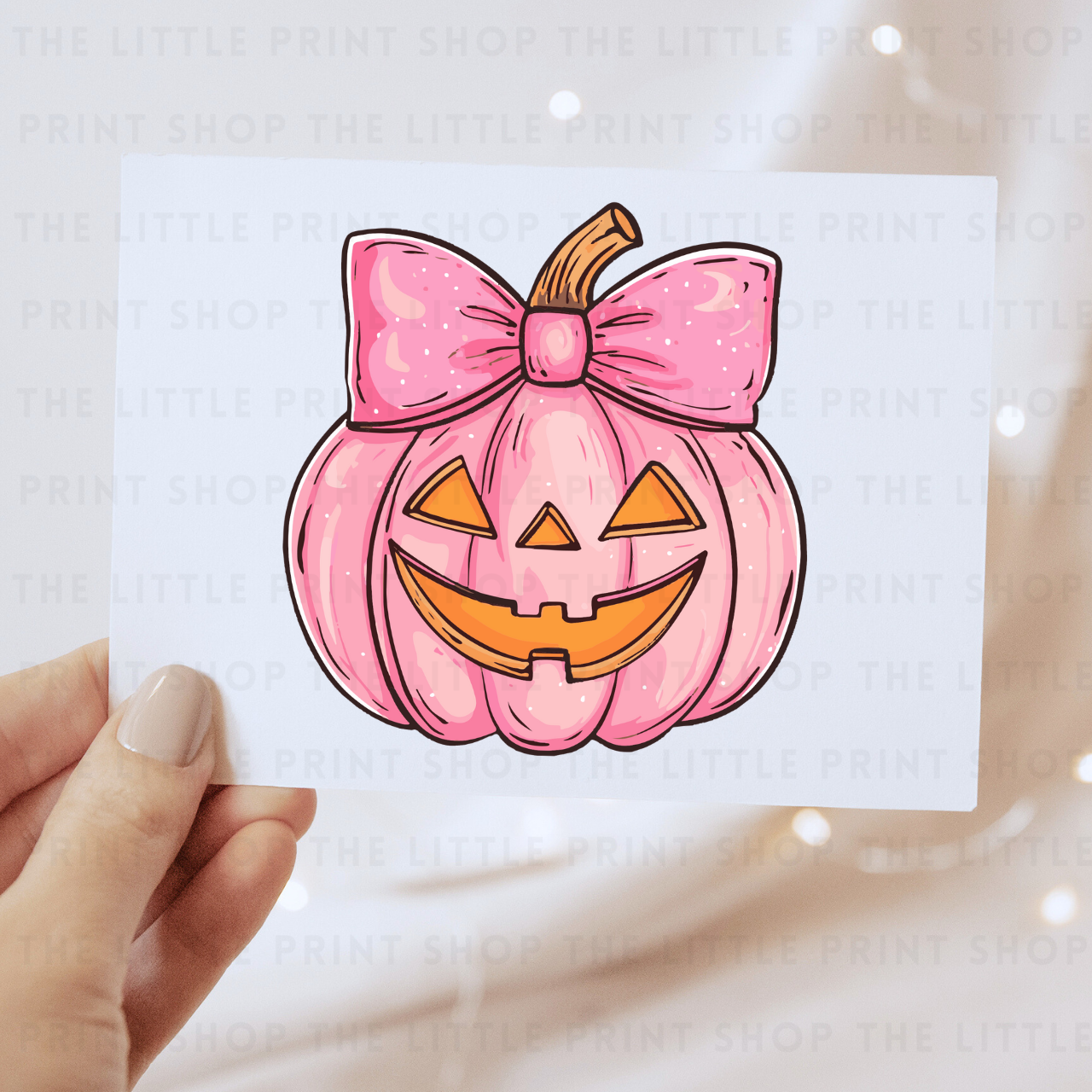 Pink Pumpkin - DTF Transfer Decal