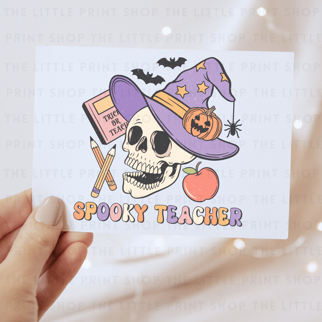 Spooky Teacher - DTF Transfer Decal