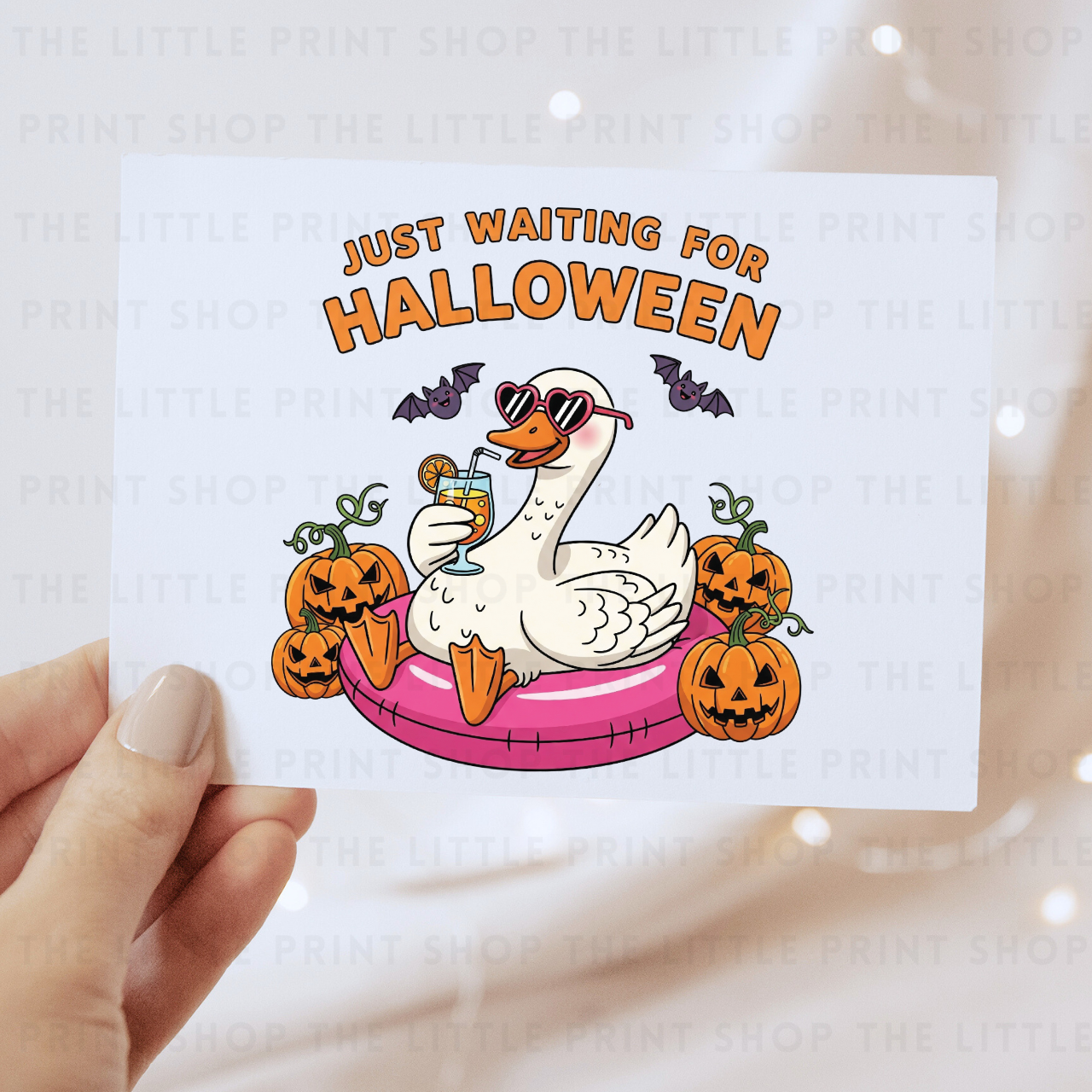 Just Waiting For Halloween - DTF Transfer Decal