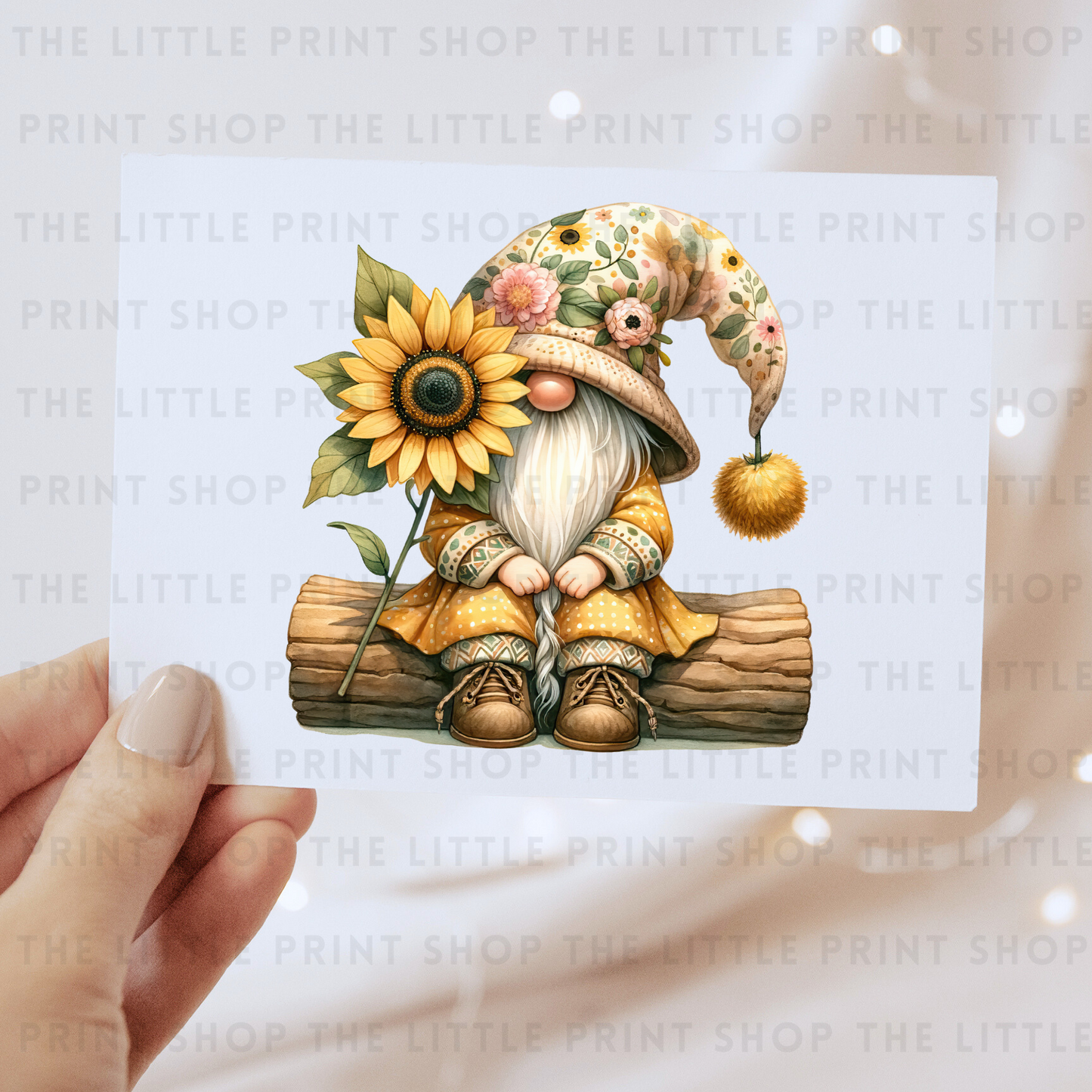 Sunflower Gonk - DTF Transfer Decal