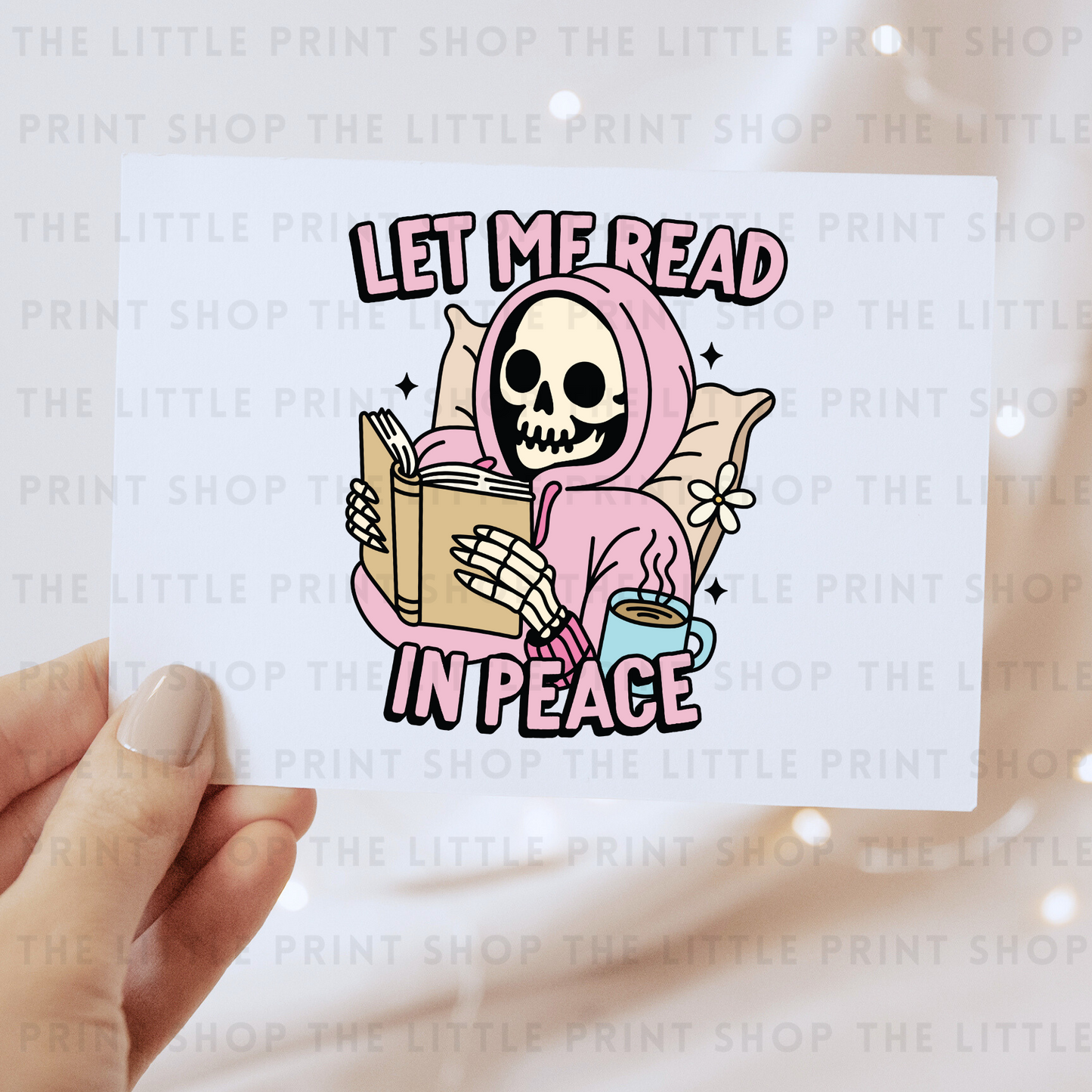 Let Me Read - DTF Transfer Decal