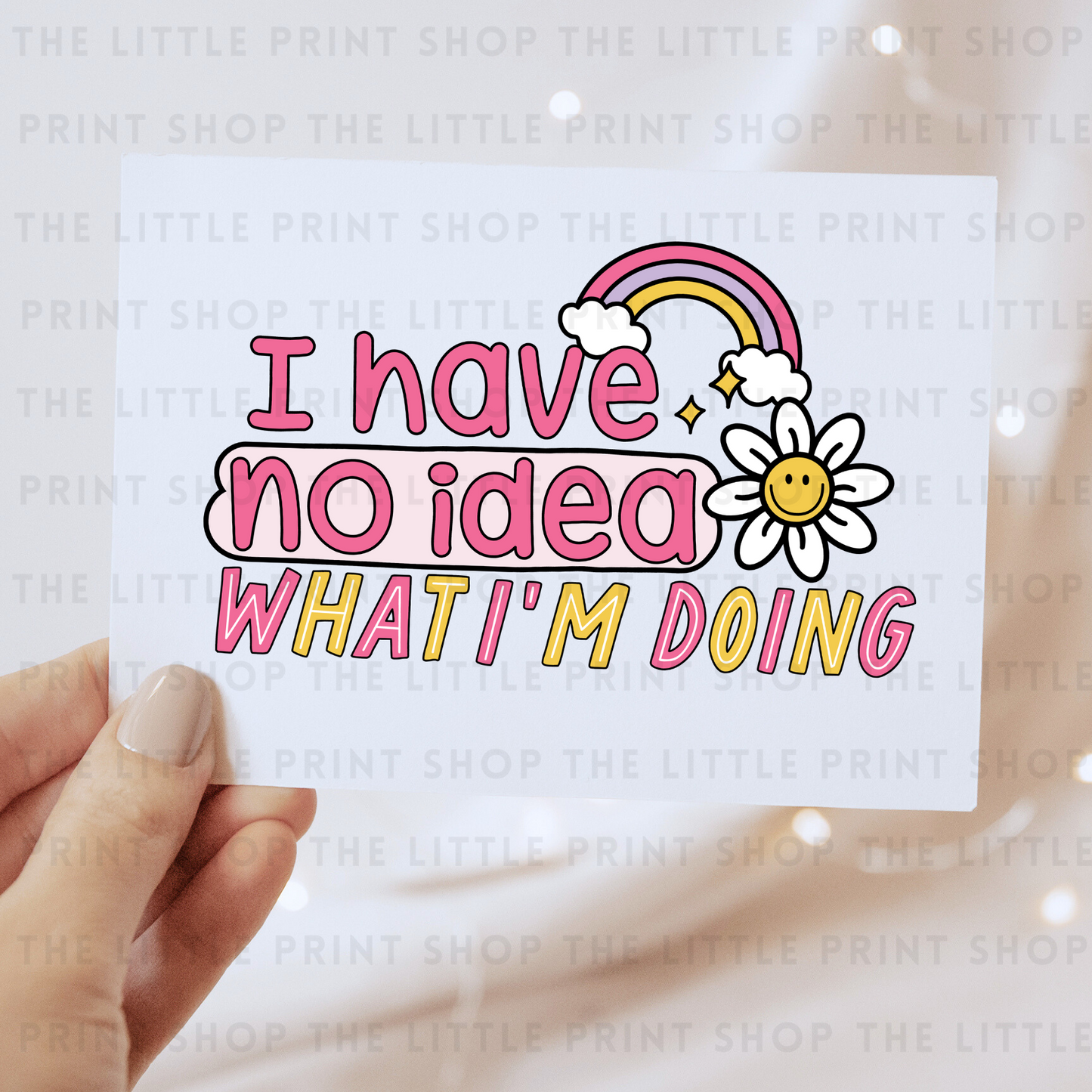No Idea - DTF Transfer Decal
