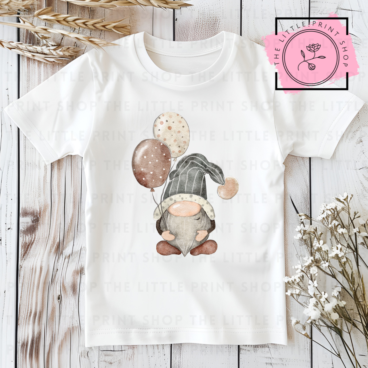 Gnome Balloons - DTF Transfer Decal
