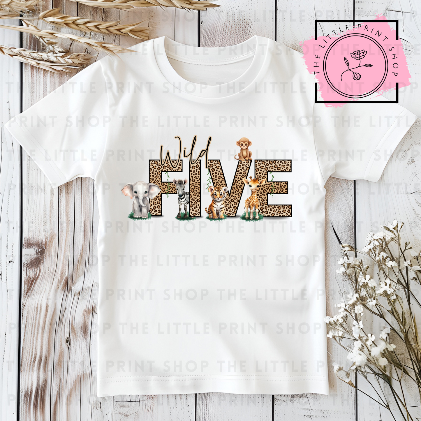 Wild - One to Five - DTF Transfer Decal