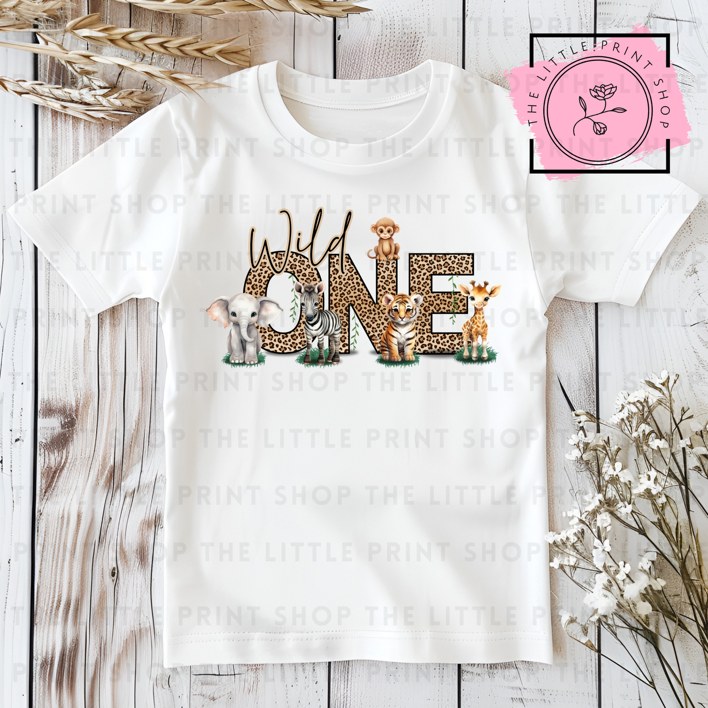 Wild - One to Five - DTF Transfer Decal