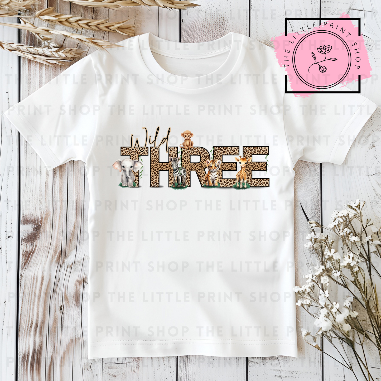 Wild - One to Five - DTF Transfer Decal