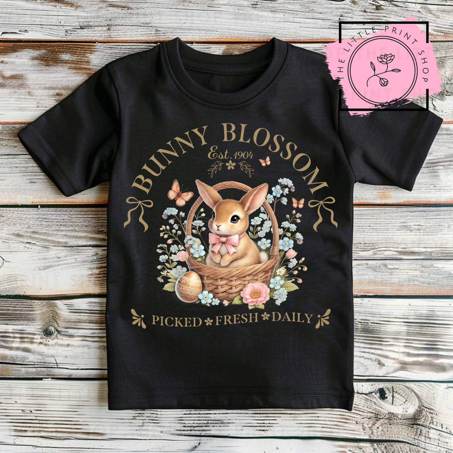 Bunny Blossom - DTF Transfer Decal
