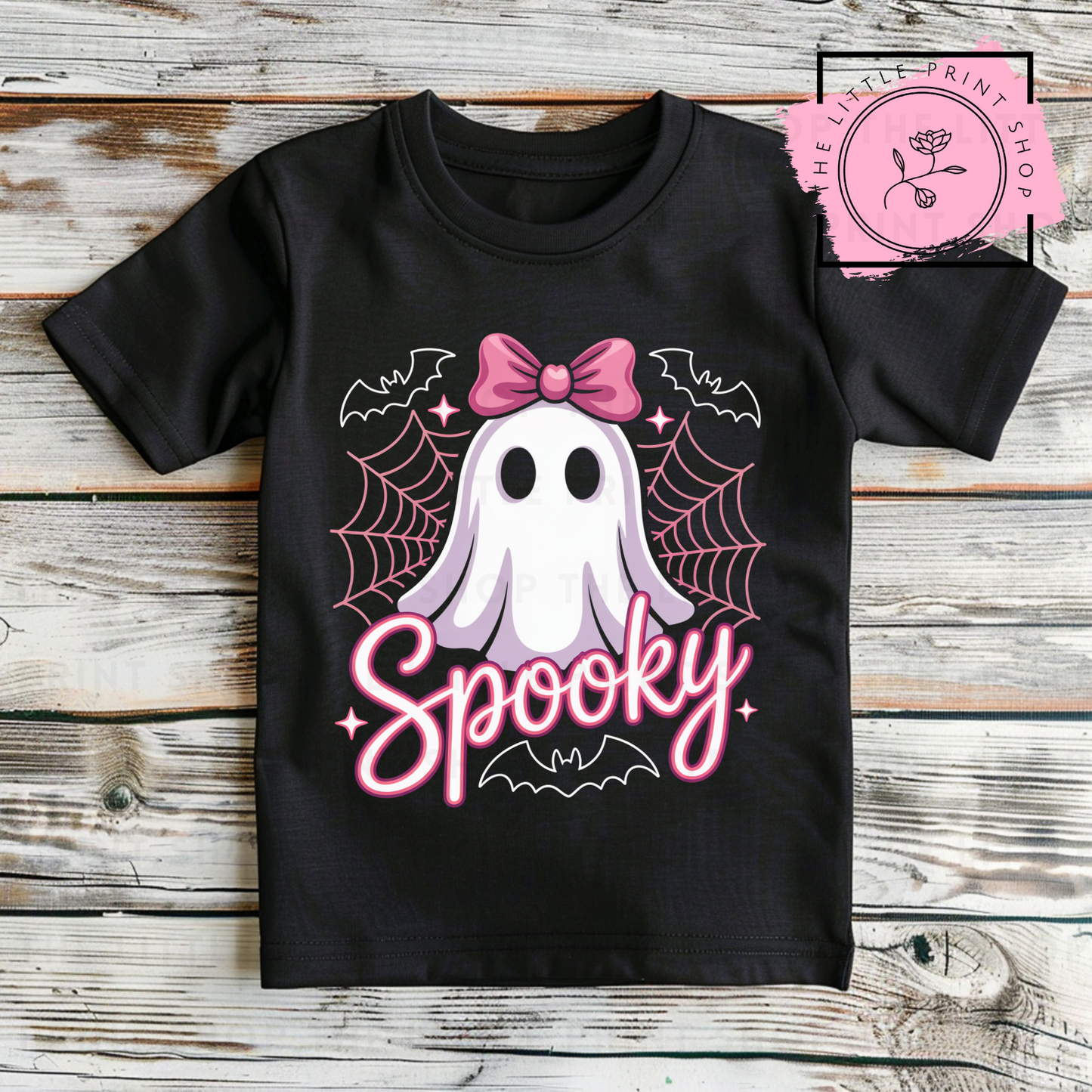 Spooky Ghost Web - DTF Transfer Decal