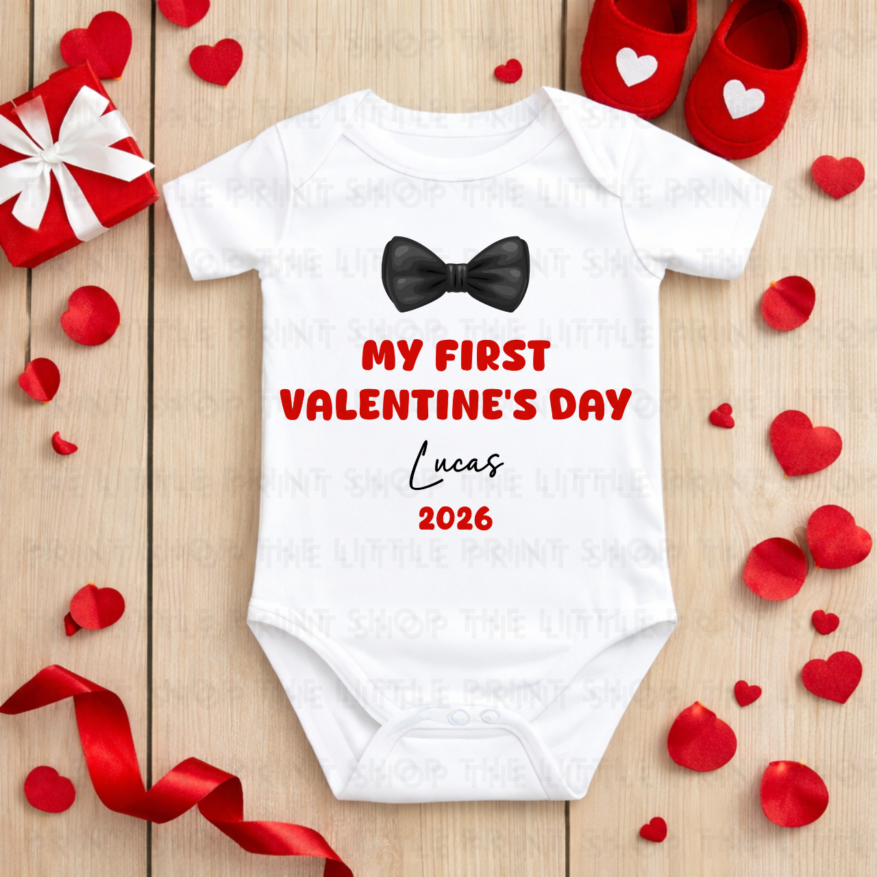 My First Valentines - Custom Name - DTF Transfer Decal