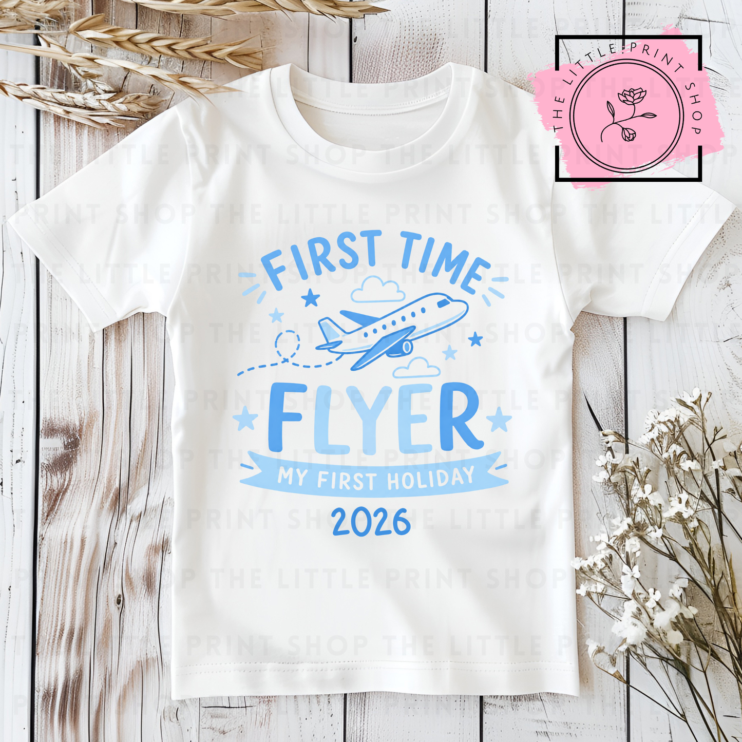 First Time Flyer - DTF Transfer Decal