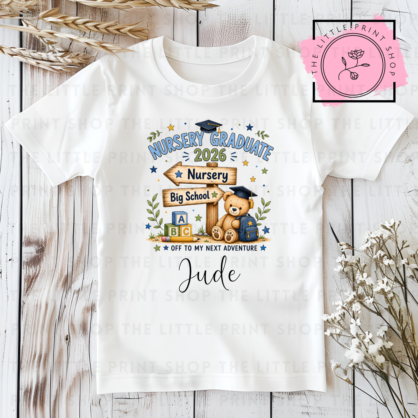 Nursery Graduate - Boy - DTF Transfer Decal