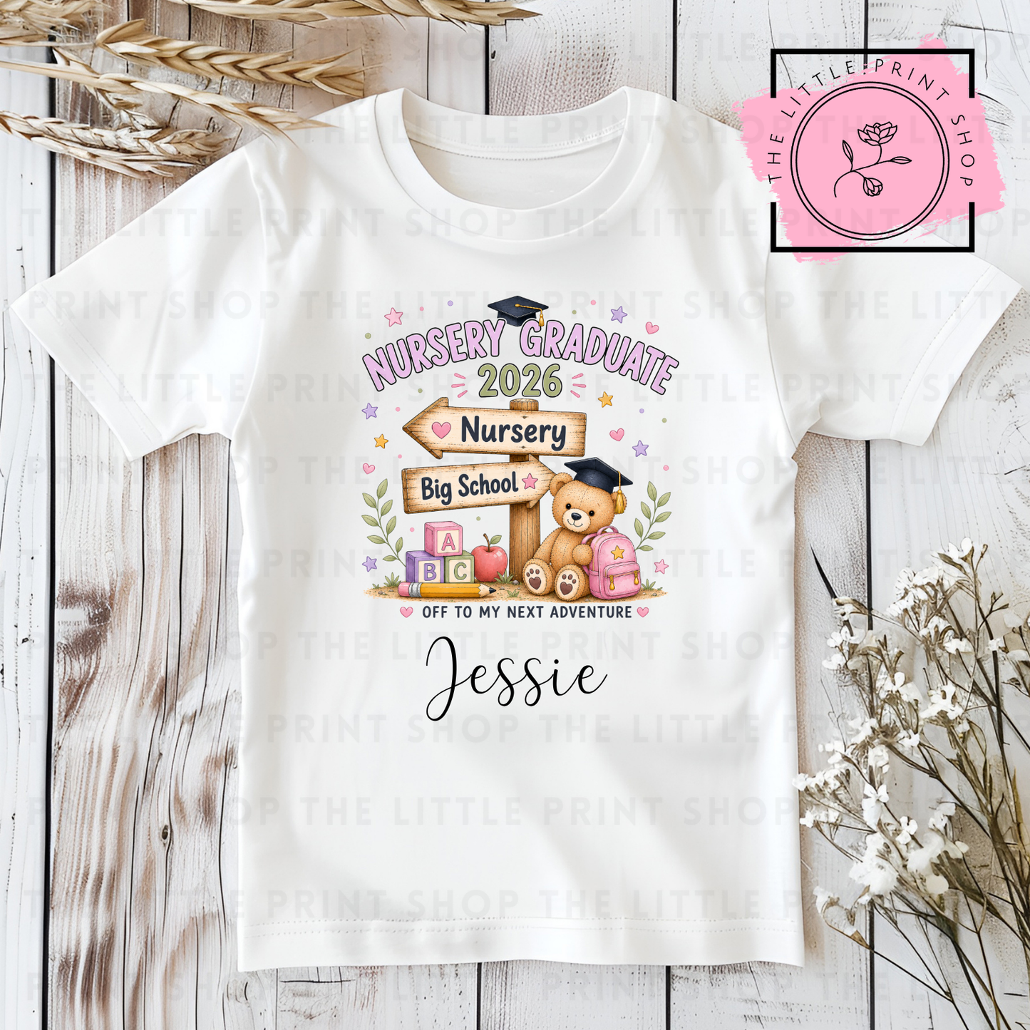 Nursery Graduate - Girl - DTF Transfer Decal