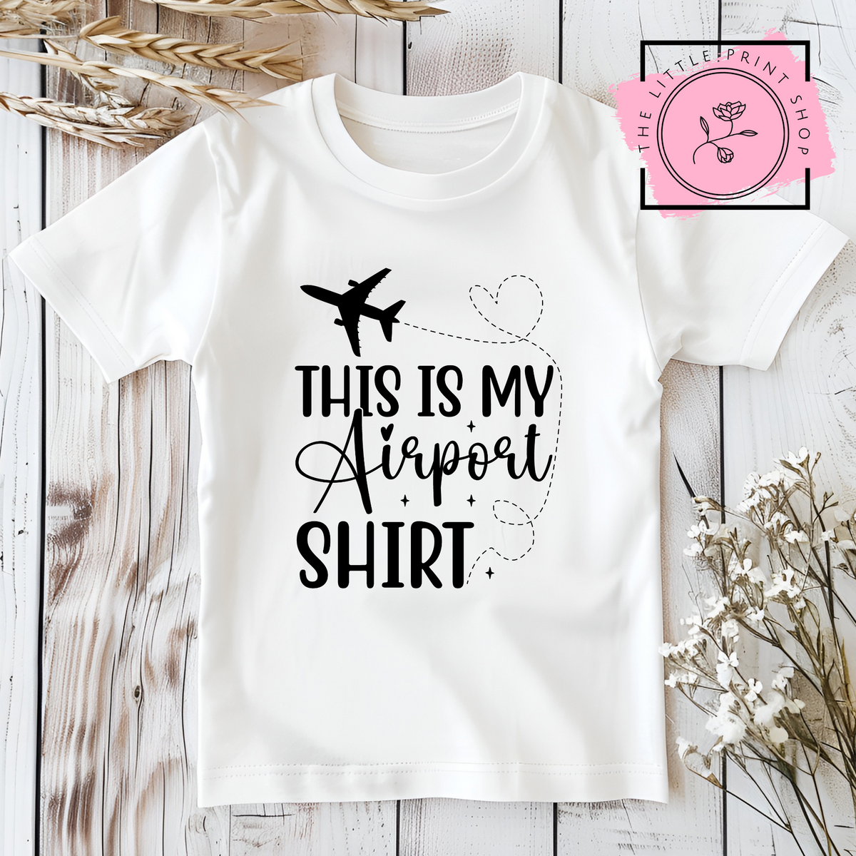 Airport Shirt - DTF Transfer Decal