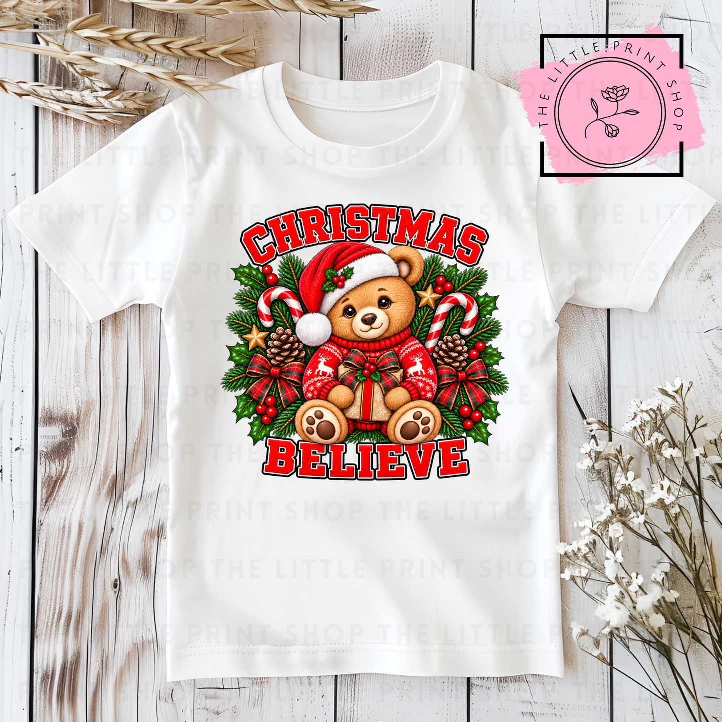 Christmas Believe - DTF Transfer Decal