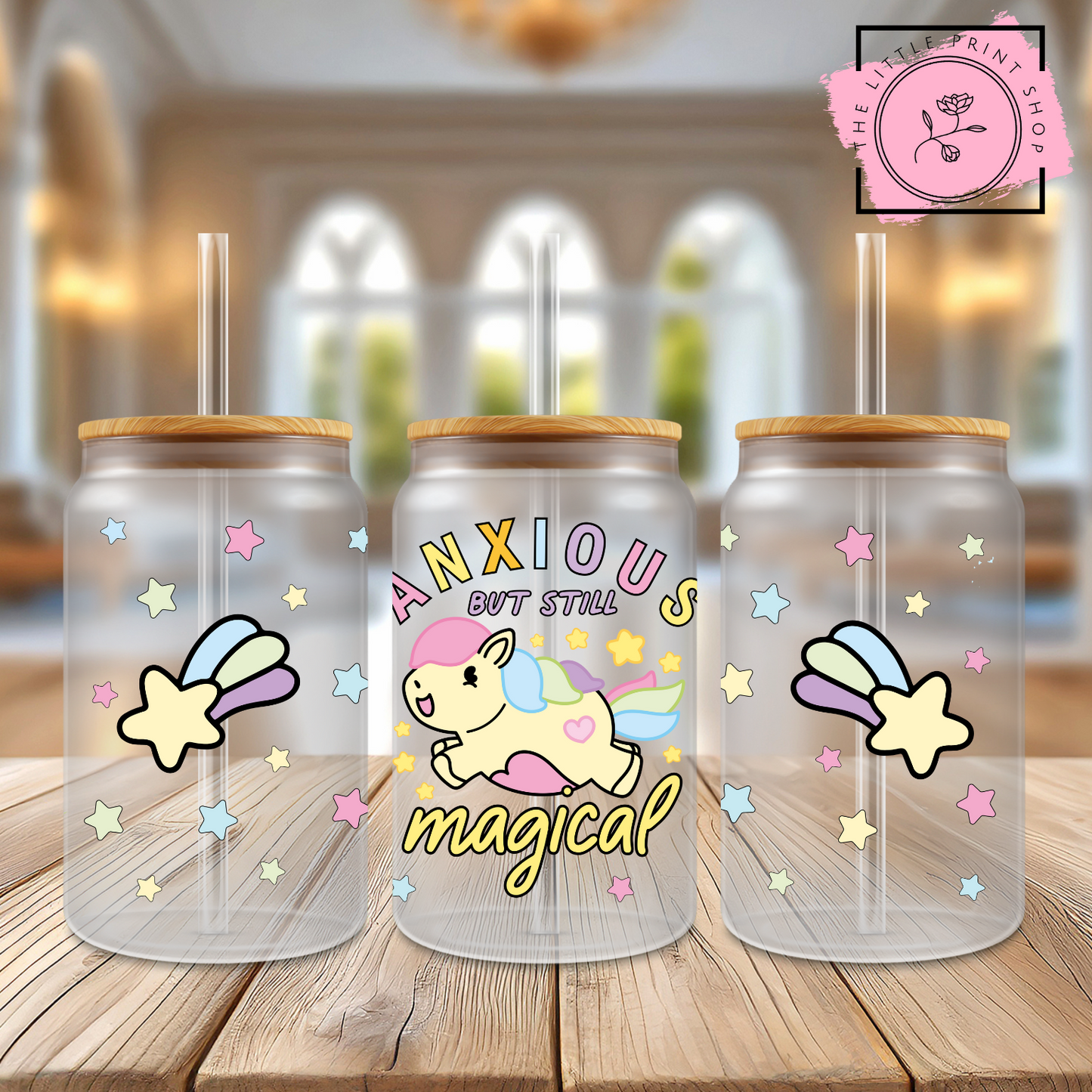 Magical - 16oz Libbey Glass Printed UV DTF Wrap
