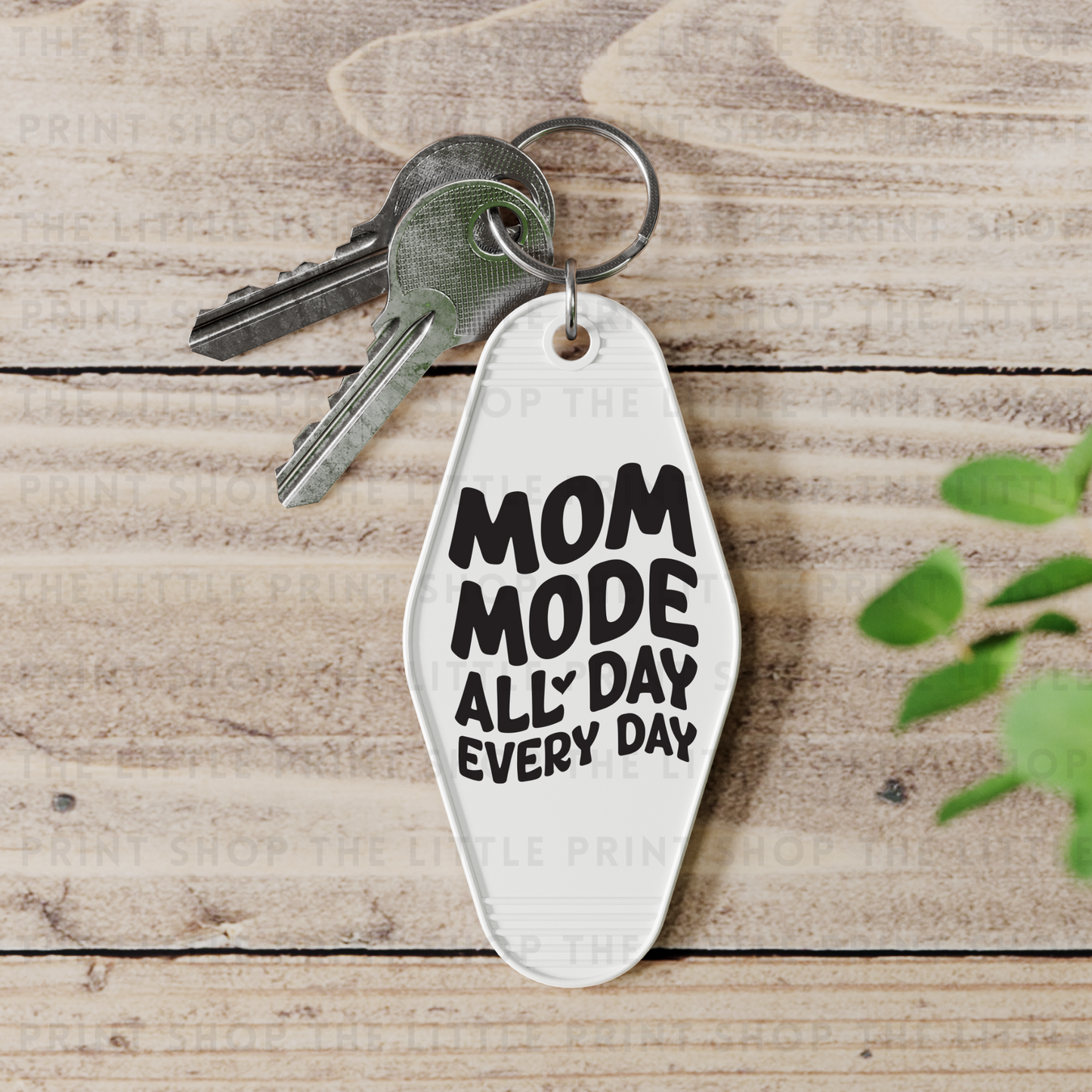 Mom Mode - UV DTF Motel Keyring Decal