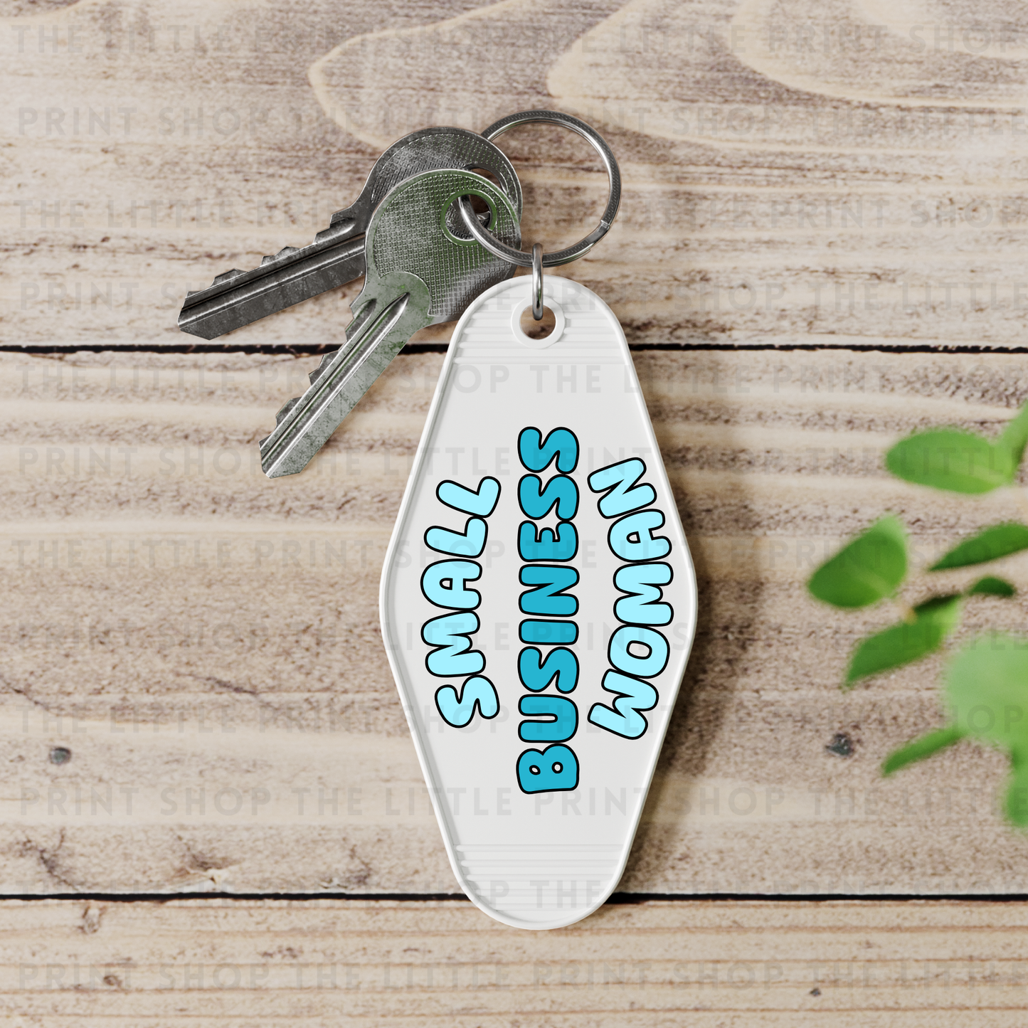 Small Business Women - UV DTF Motel Keyring Decal
