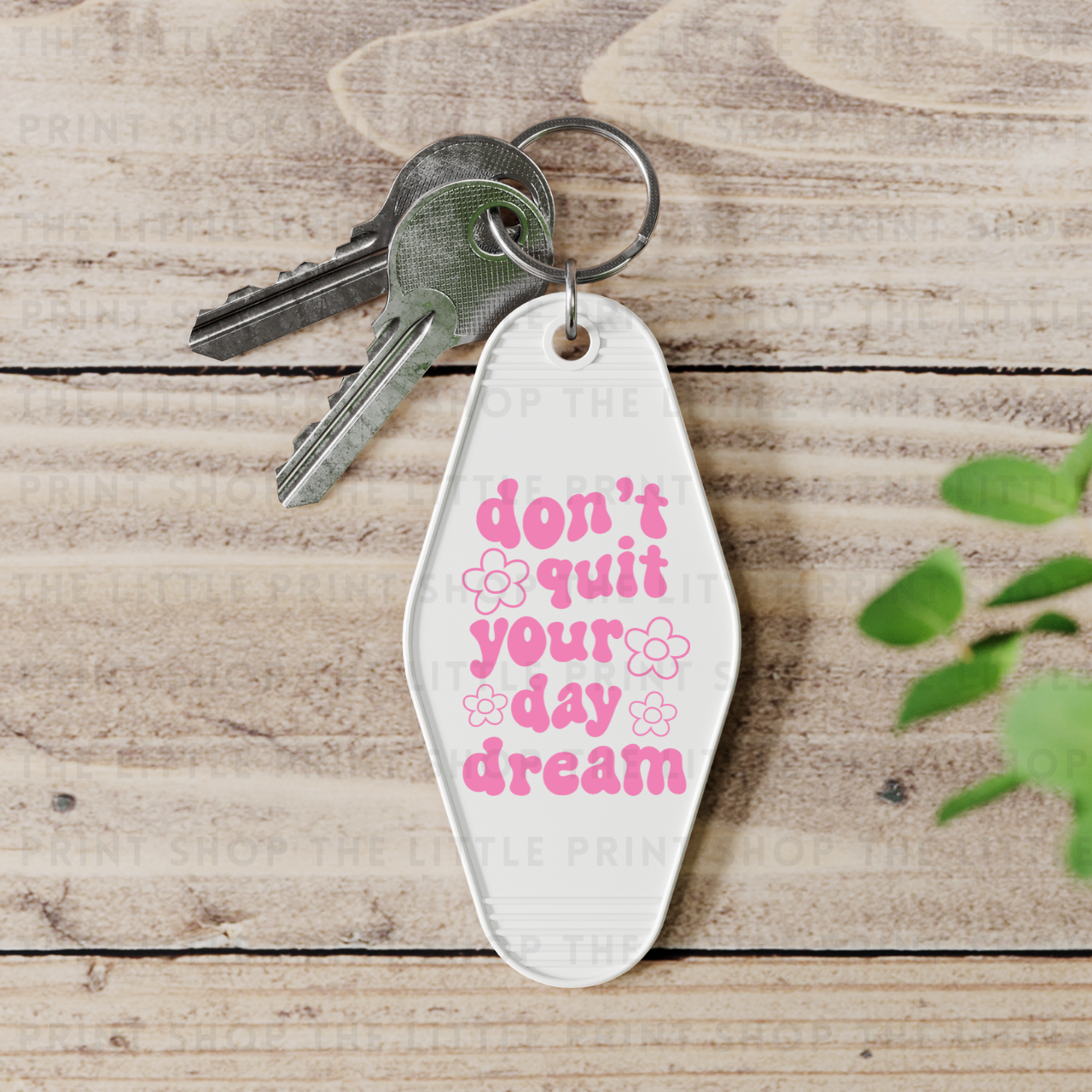 Day Dream - UV DTF Motel Keyring Decal