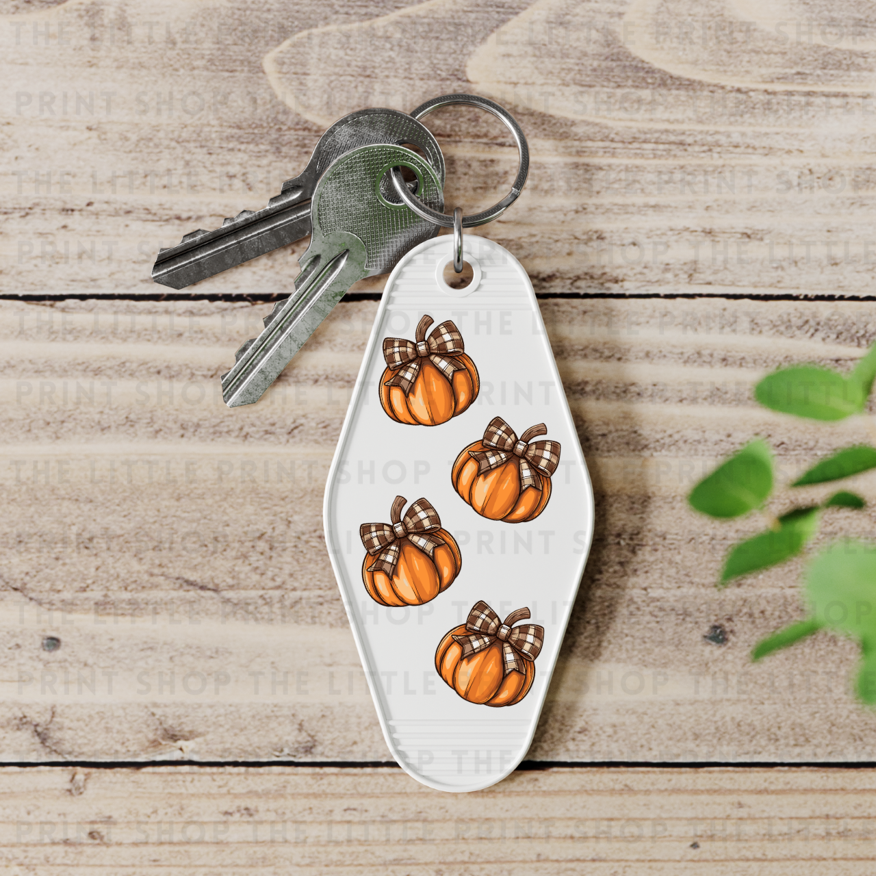 Pumpkin Icons - UV DTF Motel Keyring Decal