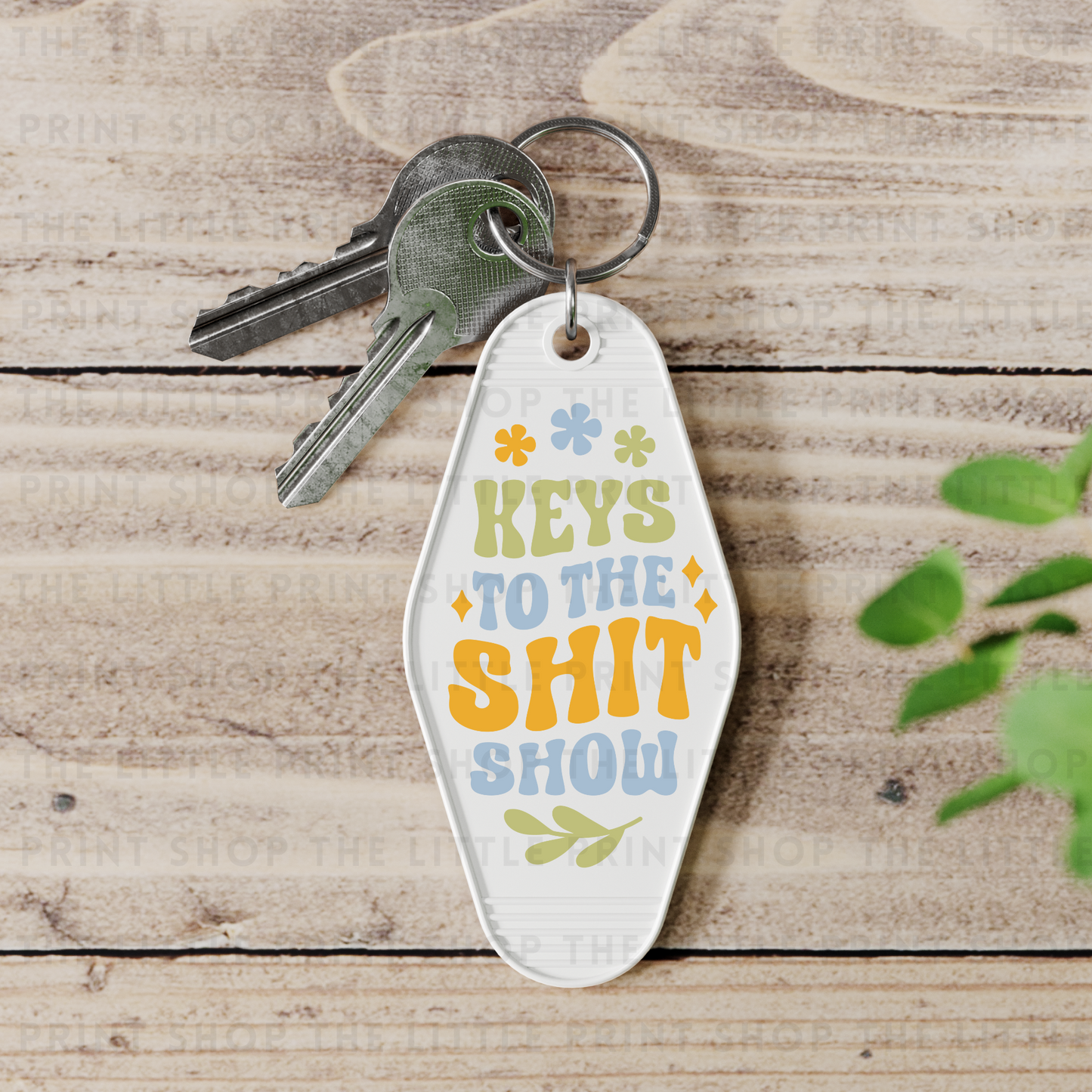 Shit Show - UV DTF Motel Keyring Decal