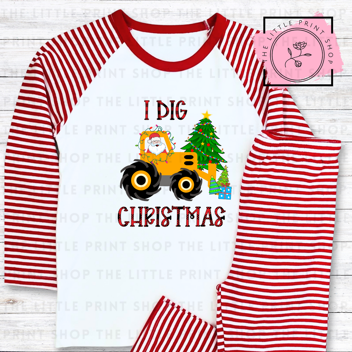 Dig Christmas - DTF Transfer Decal