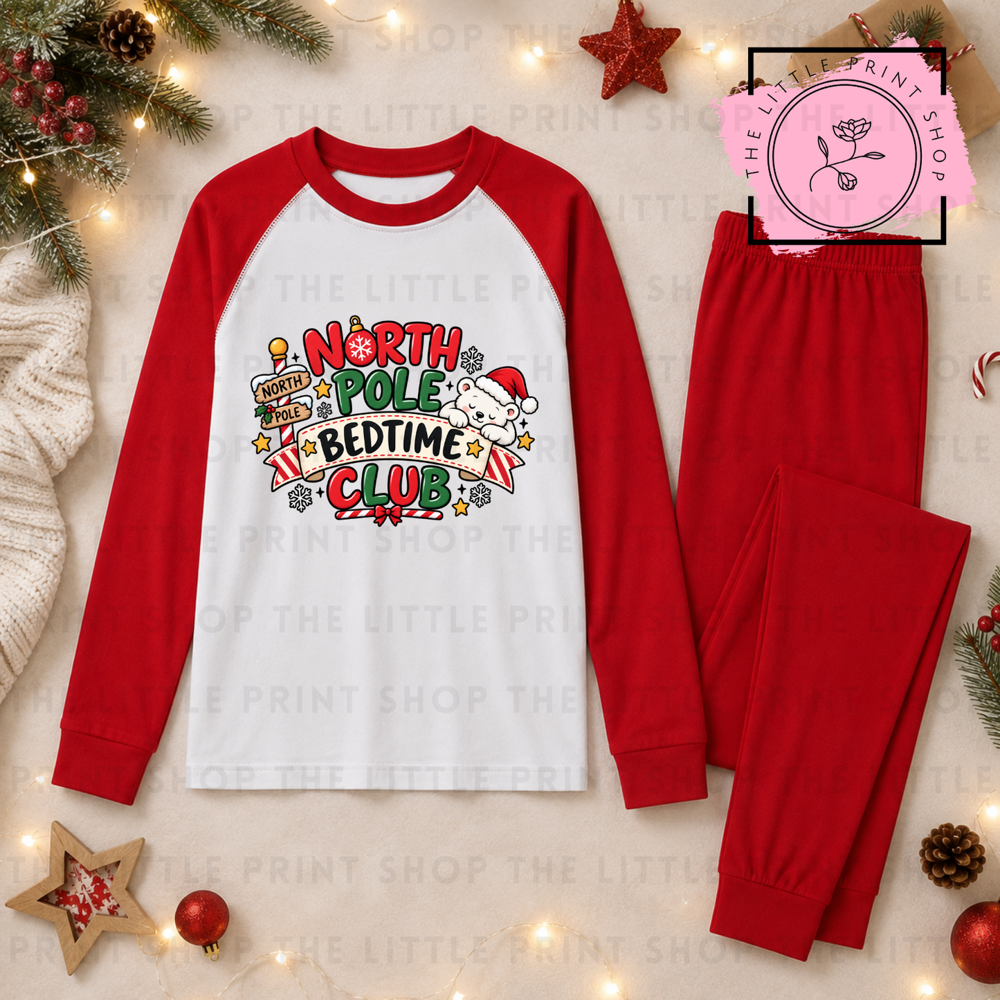 North Pole - DTF Transfer Decal