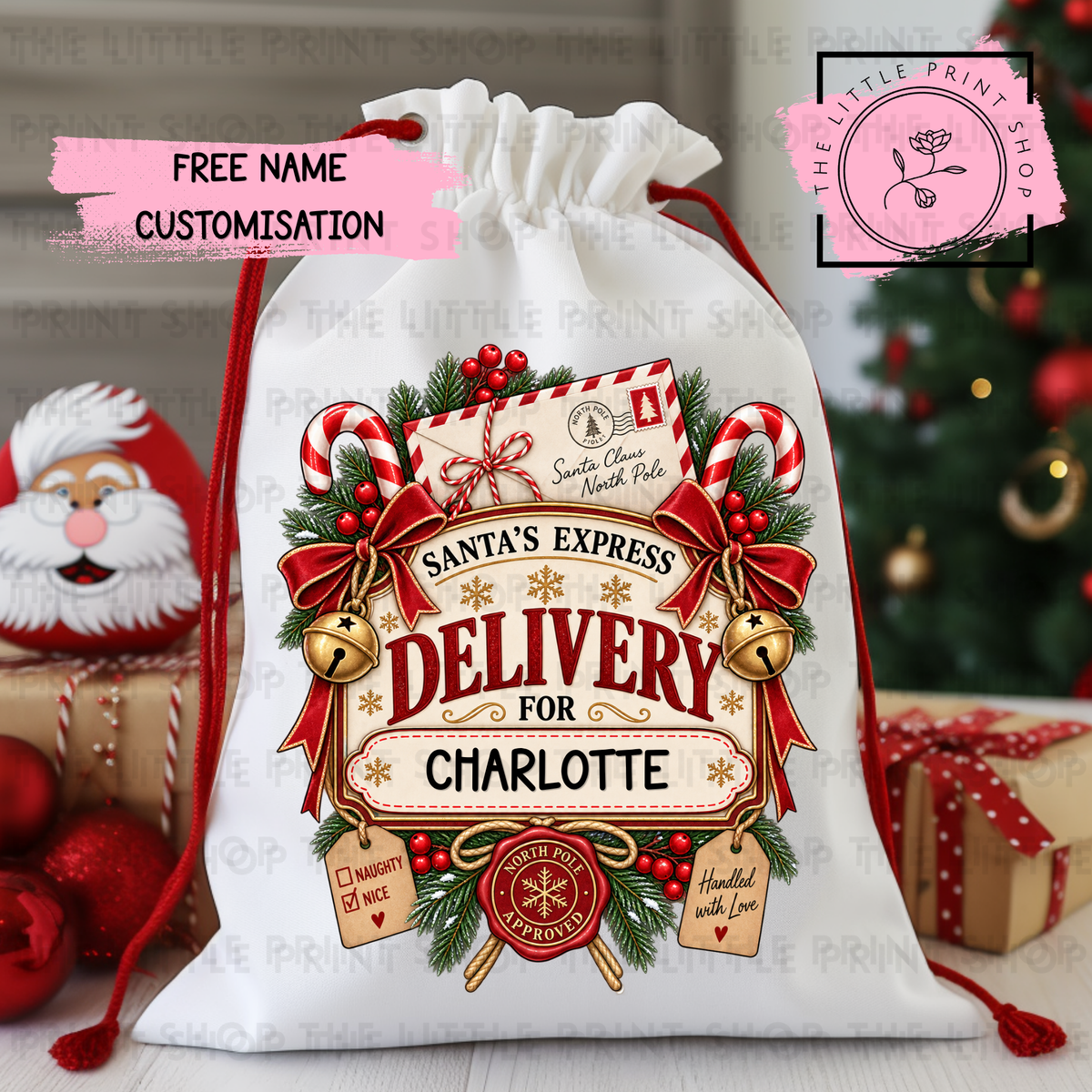 Special Delivery Traditional - DTF Christmas Sack Transfer