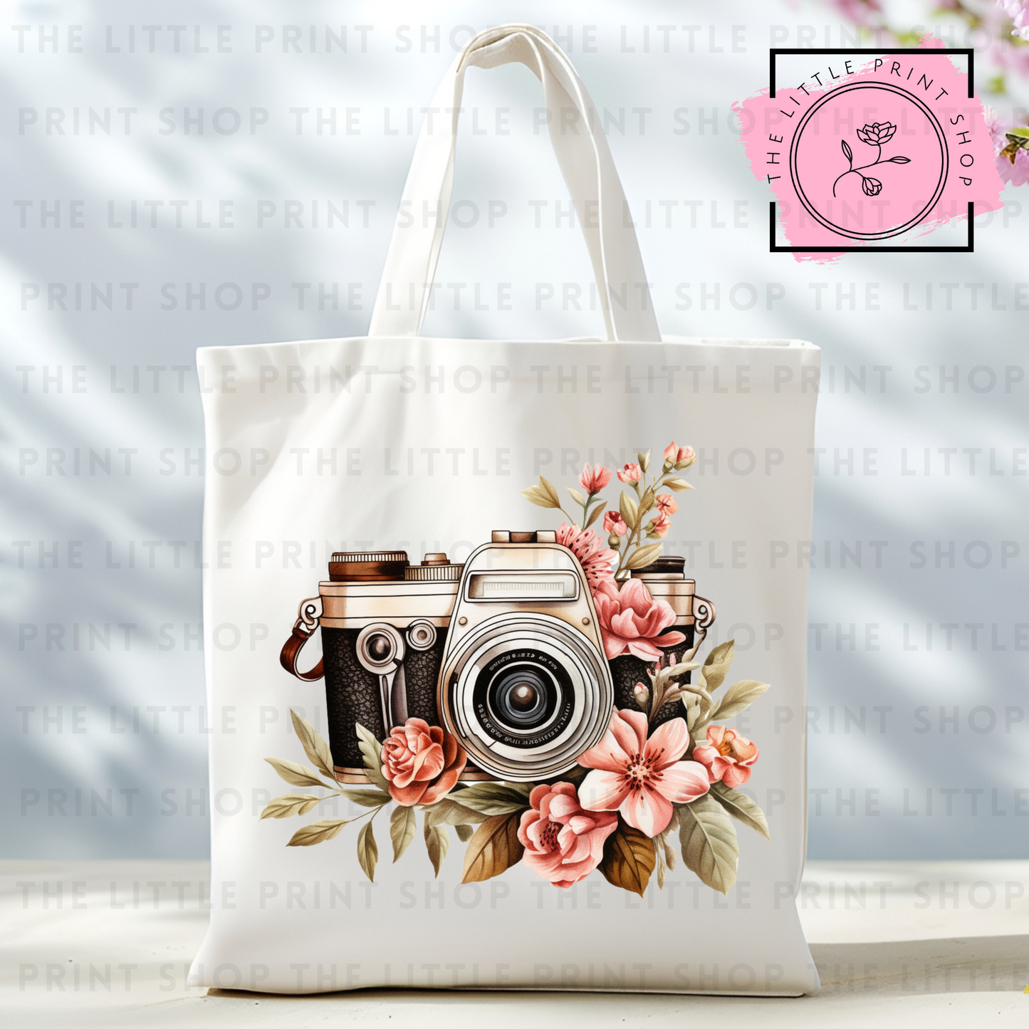 Camera - Tote Bag DTF Transfer