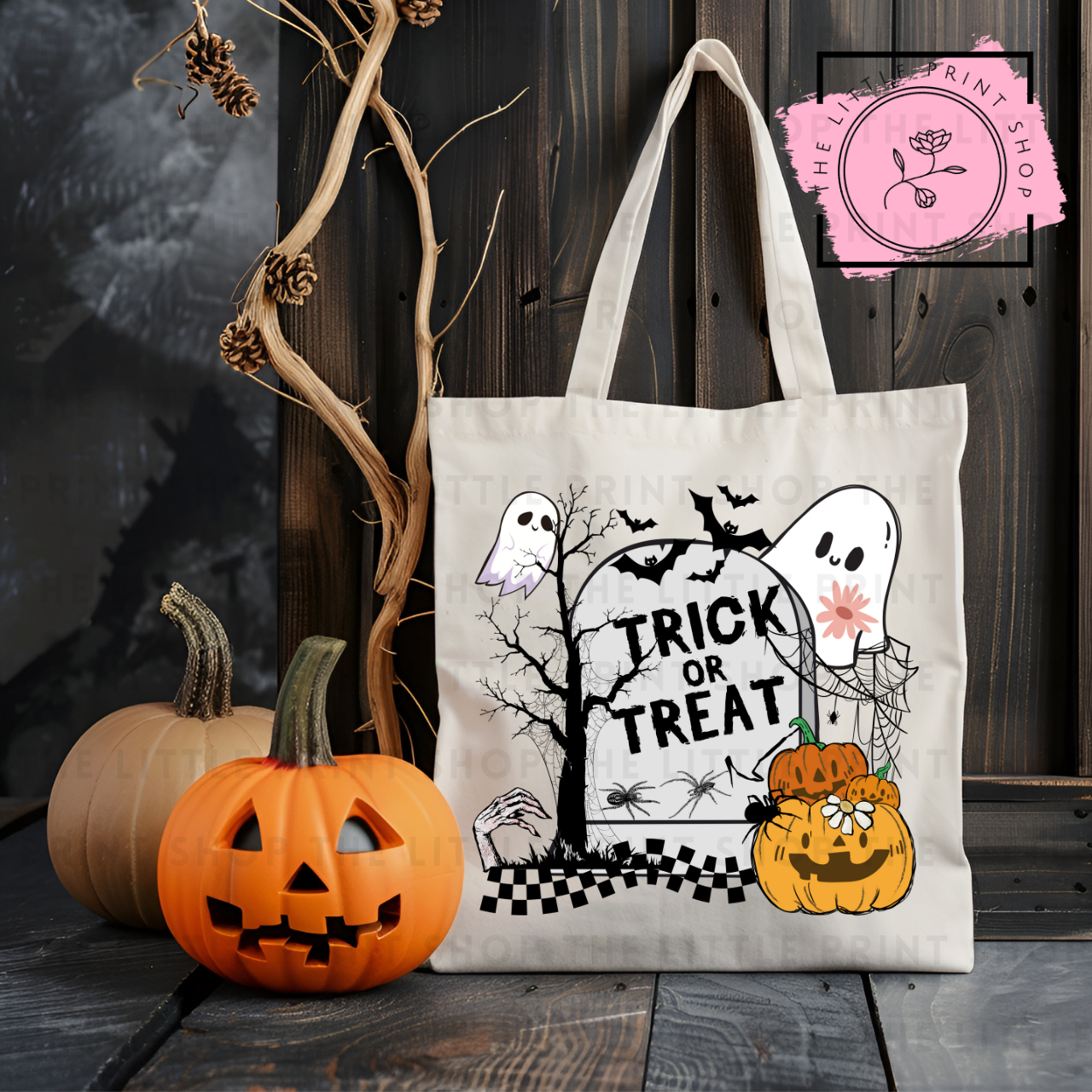 Tomb Stone - Tote Bag DTF Transfer